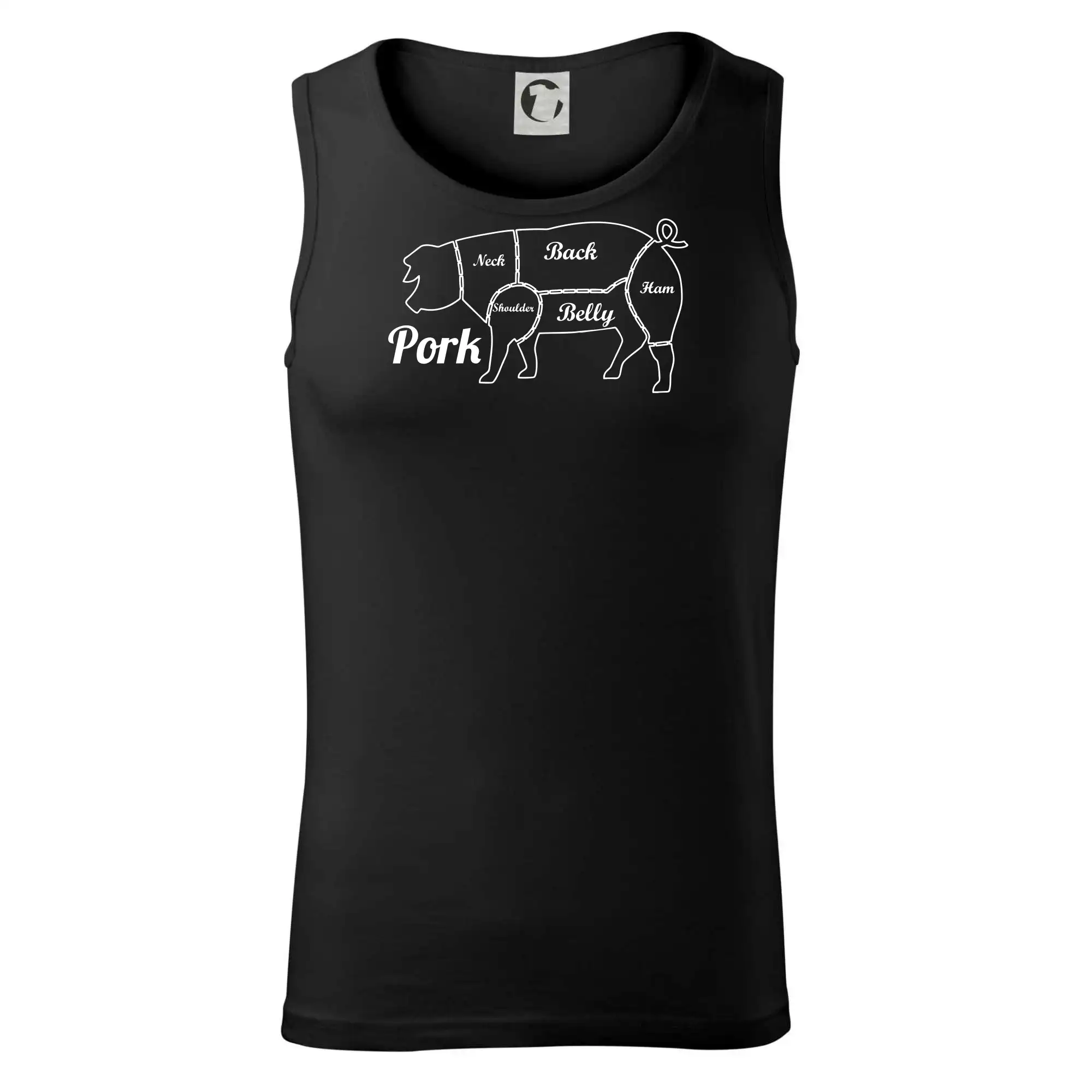 Prase nákres rozřezání