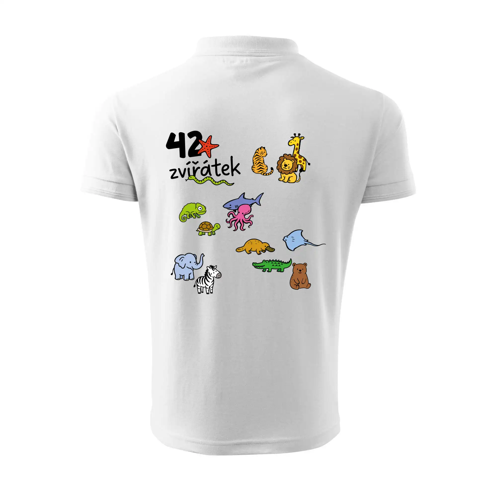 Tričko + 42 nažehlovacích zvířátek