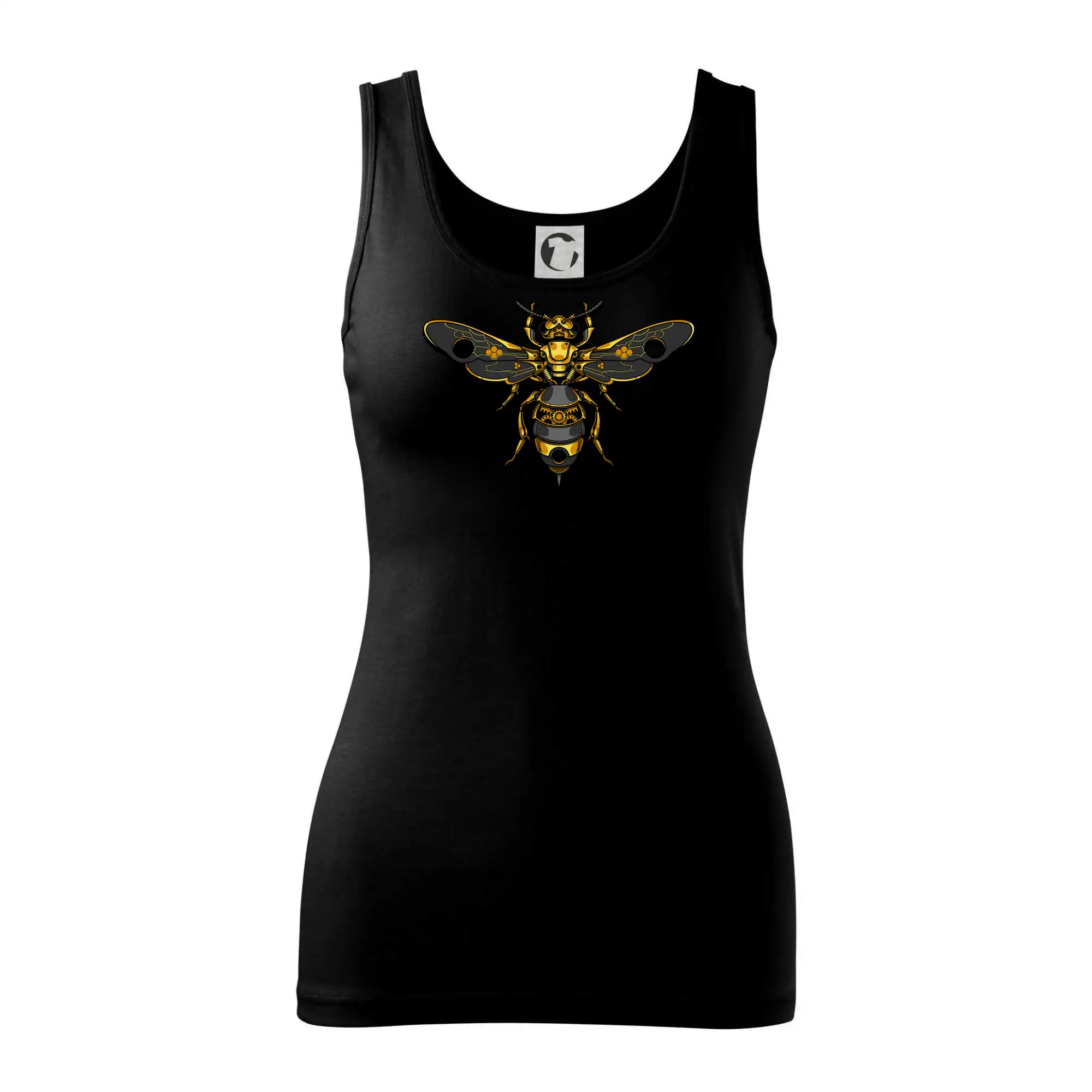 Steampunk včela s dírou ve křídle