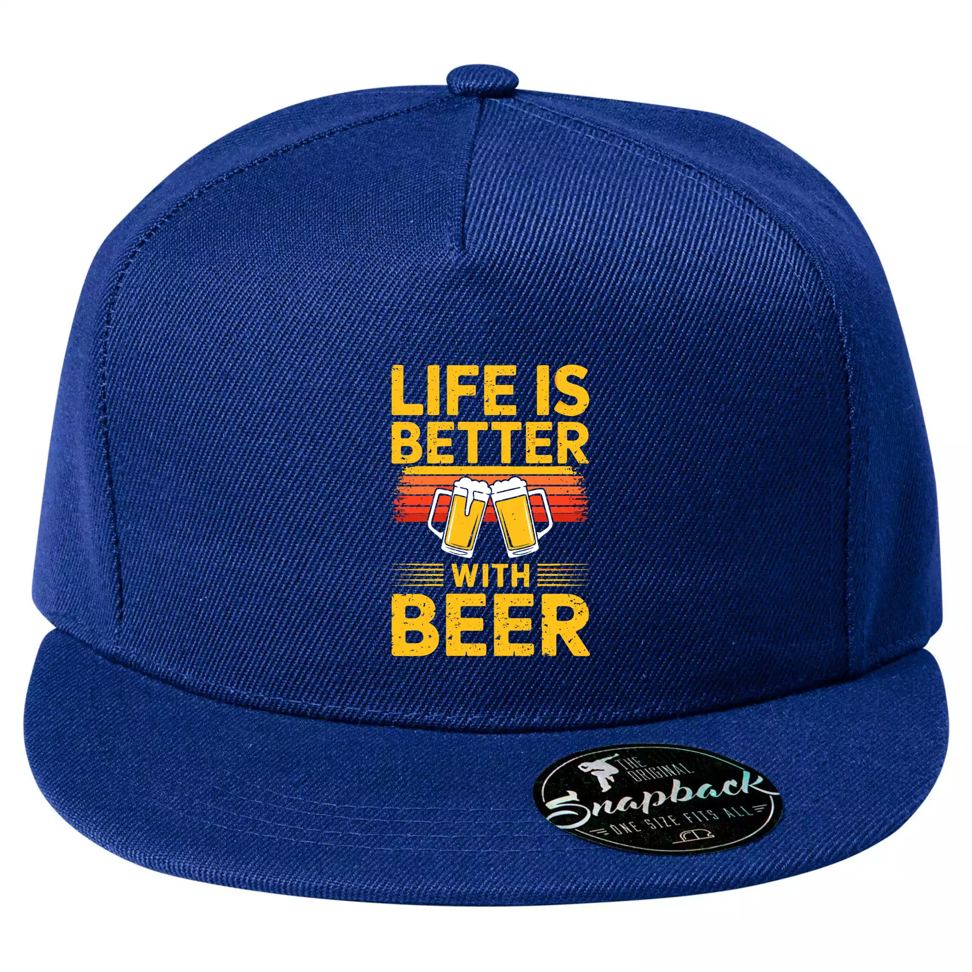 Life is better with beer - oranžové