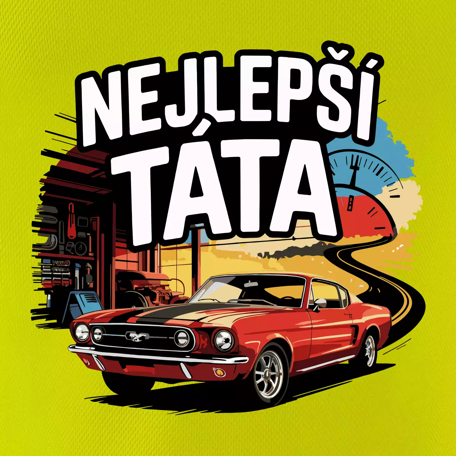 Nejlepší táta - americké auto