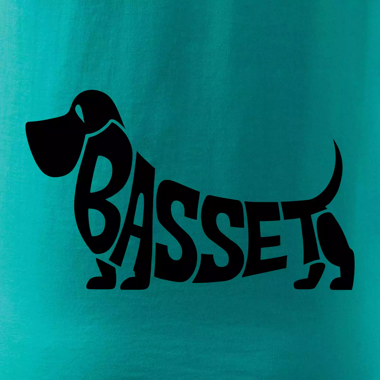 Basset nápis v těle