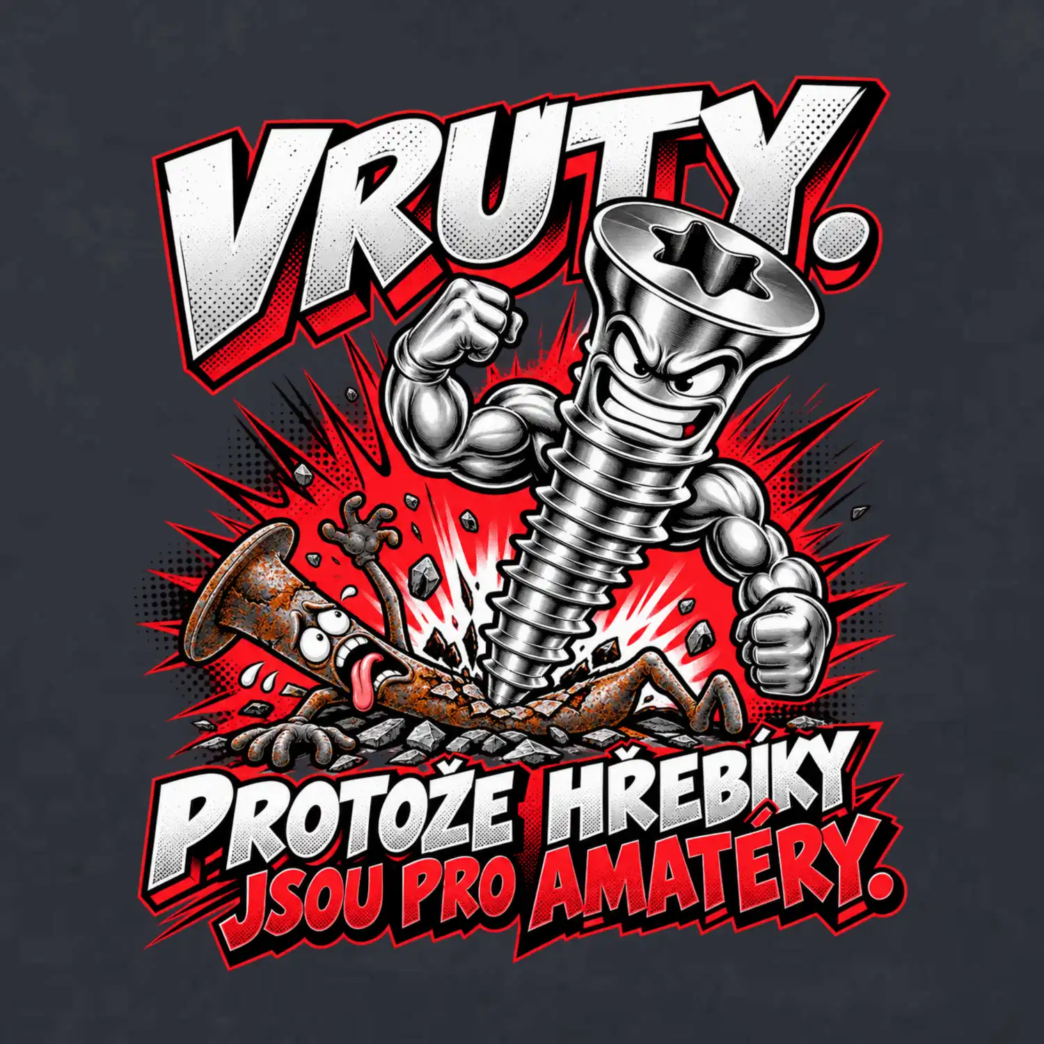 Vruty vítězí nad obyčejnými hřebíky