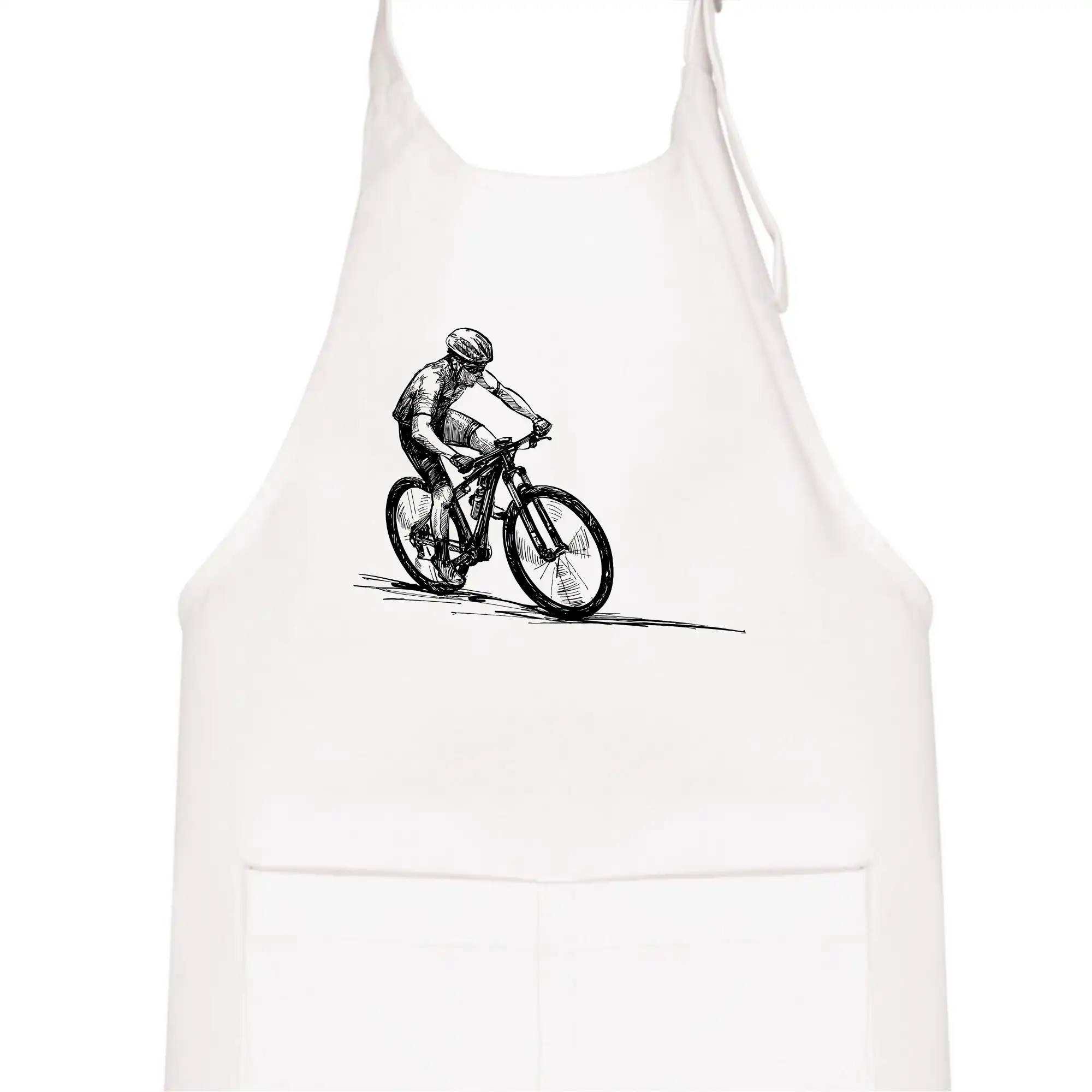 MTB kreslený cyklista