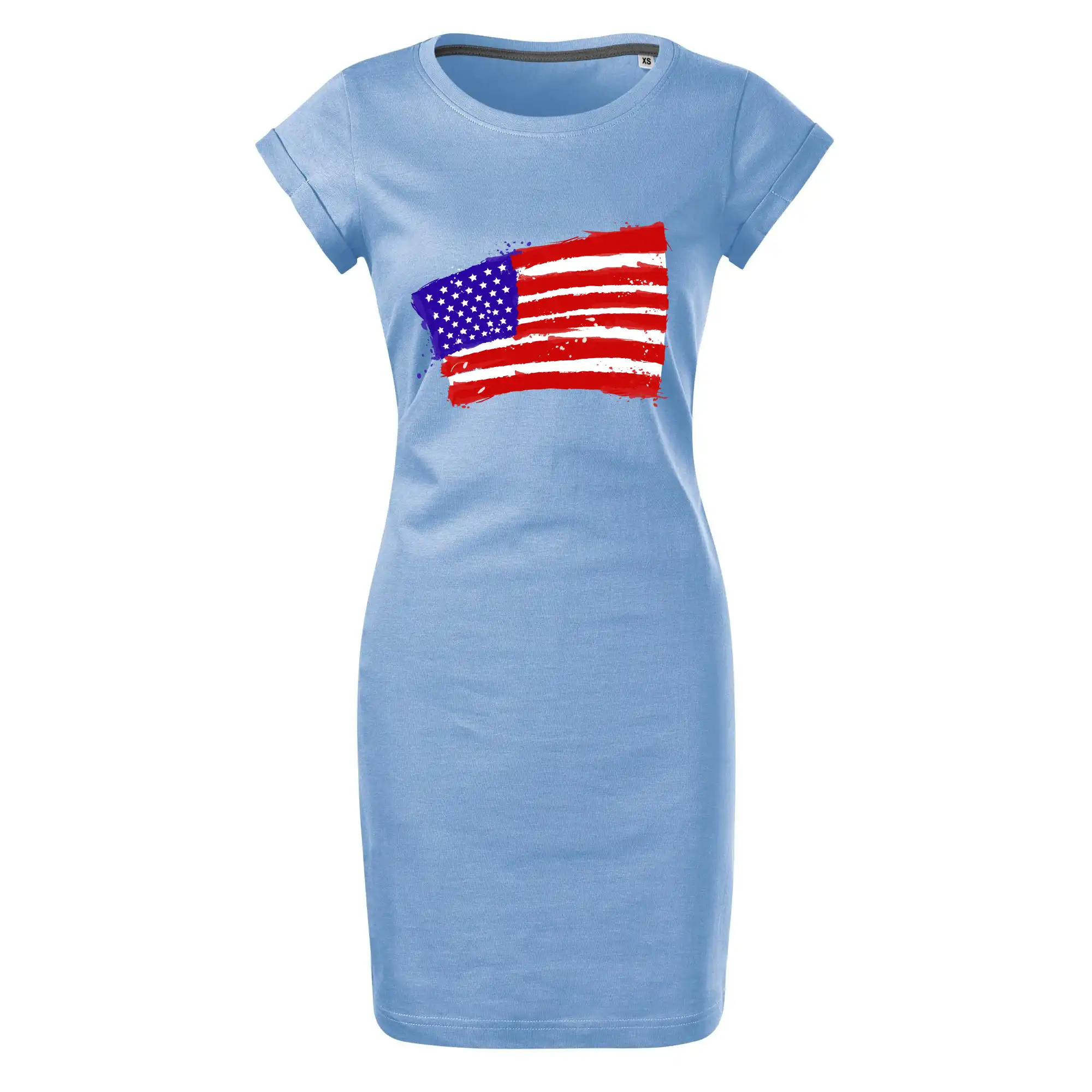 Americká vlajka ohnutá