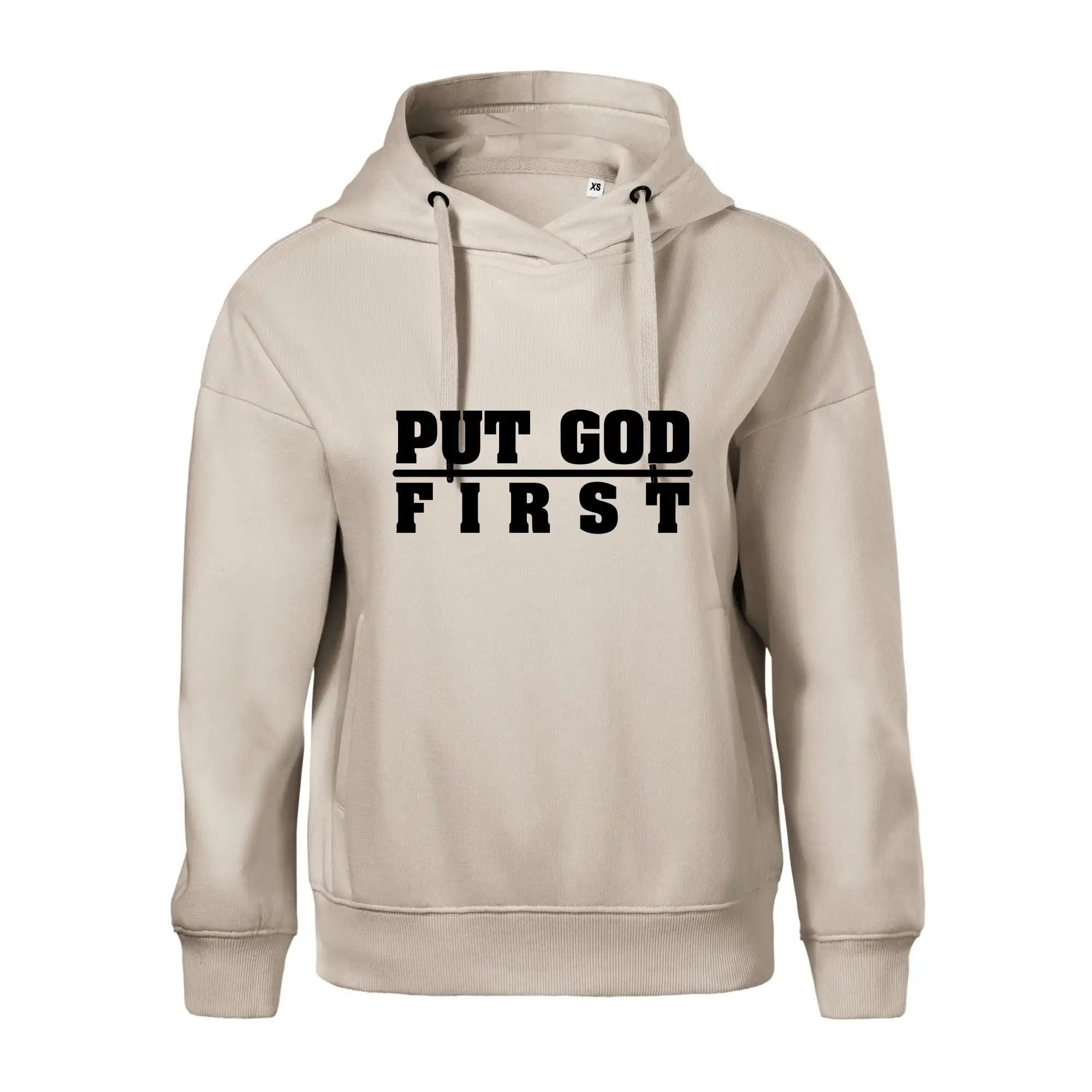 Put God first tlustý nápis