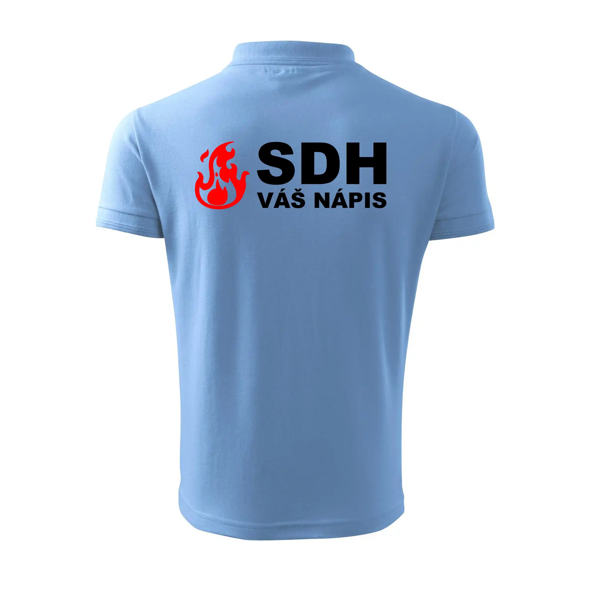 SDH nápis (oheň, firesport, název sboru - vlastní nápis)