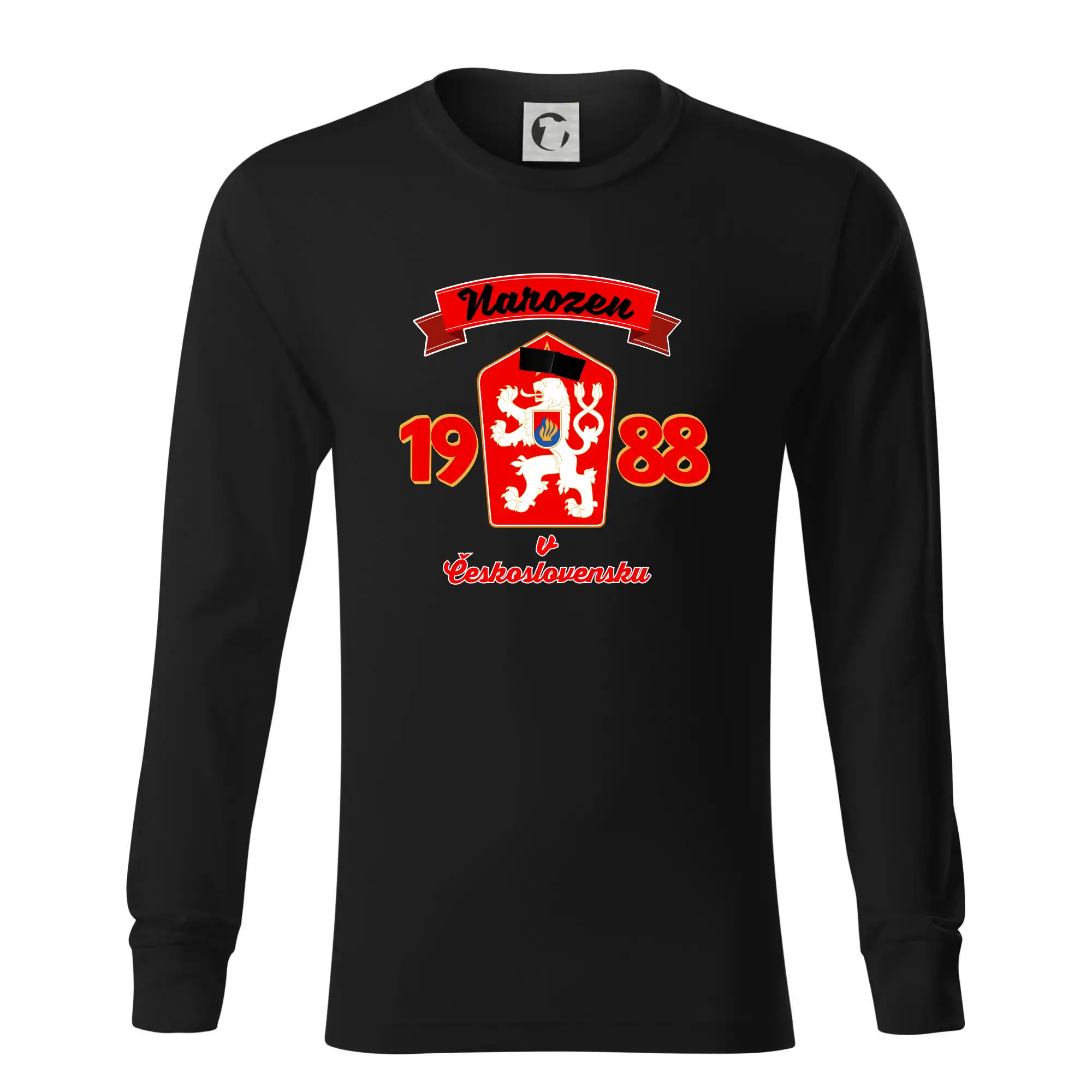 Narozen v Československu - Přelepený znak 1988