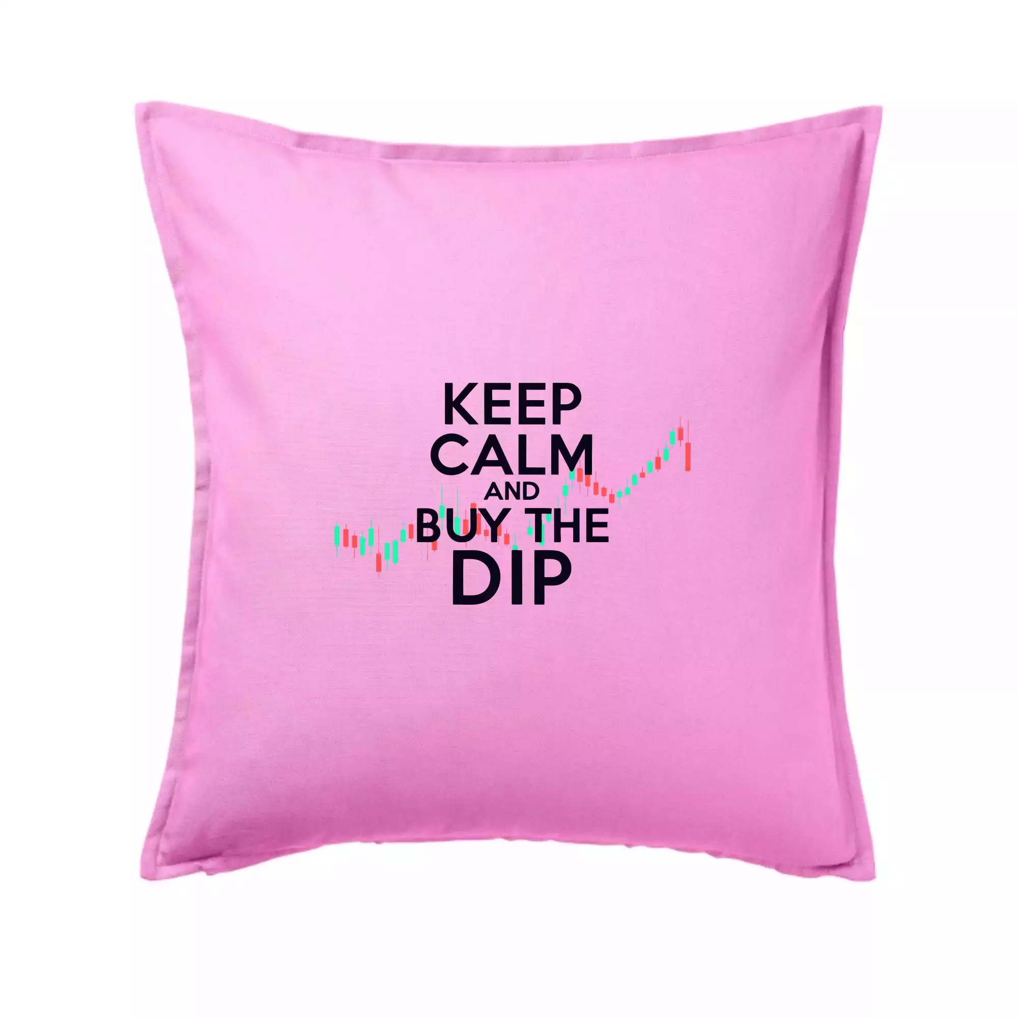 Zeleno červený graf Keep Calm and Buy the Dip