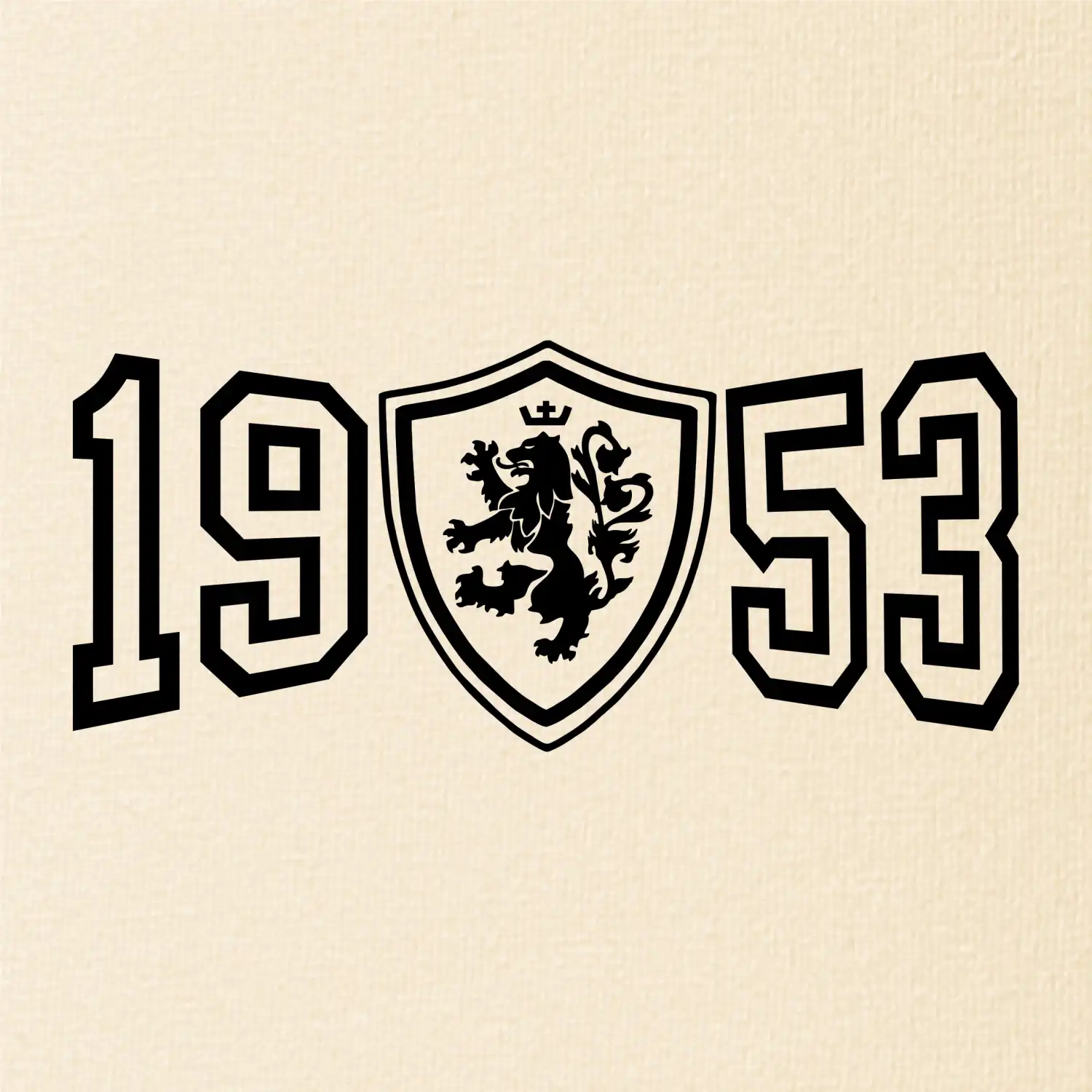 Narozeninový motiv - znak - 1953