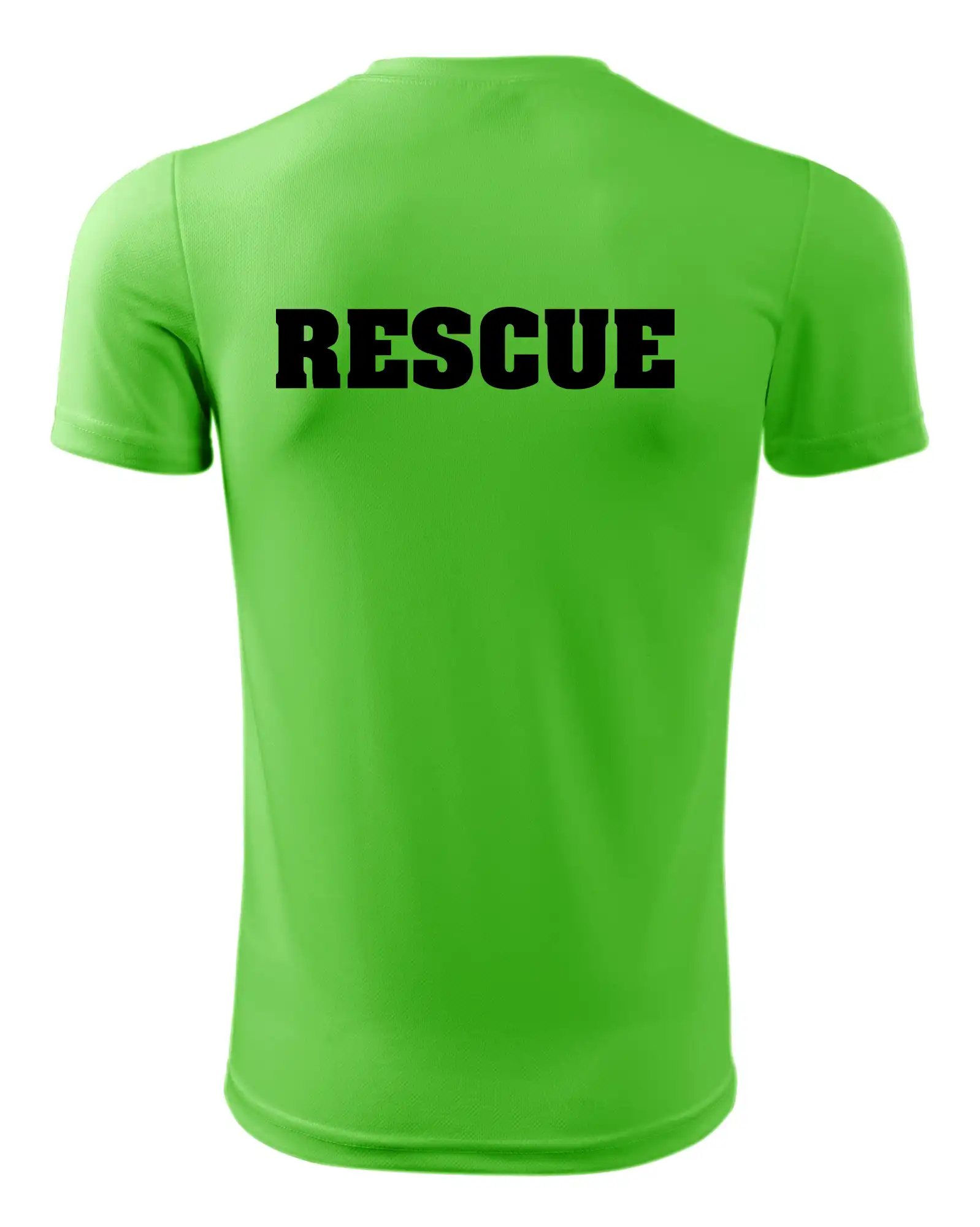 Rescue - Hvězda na prsu +  nápis na zádech