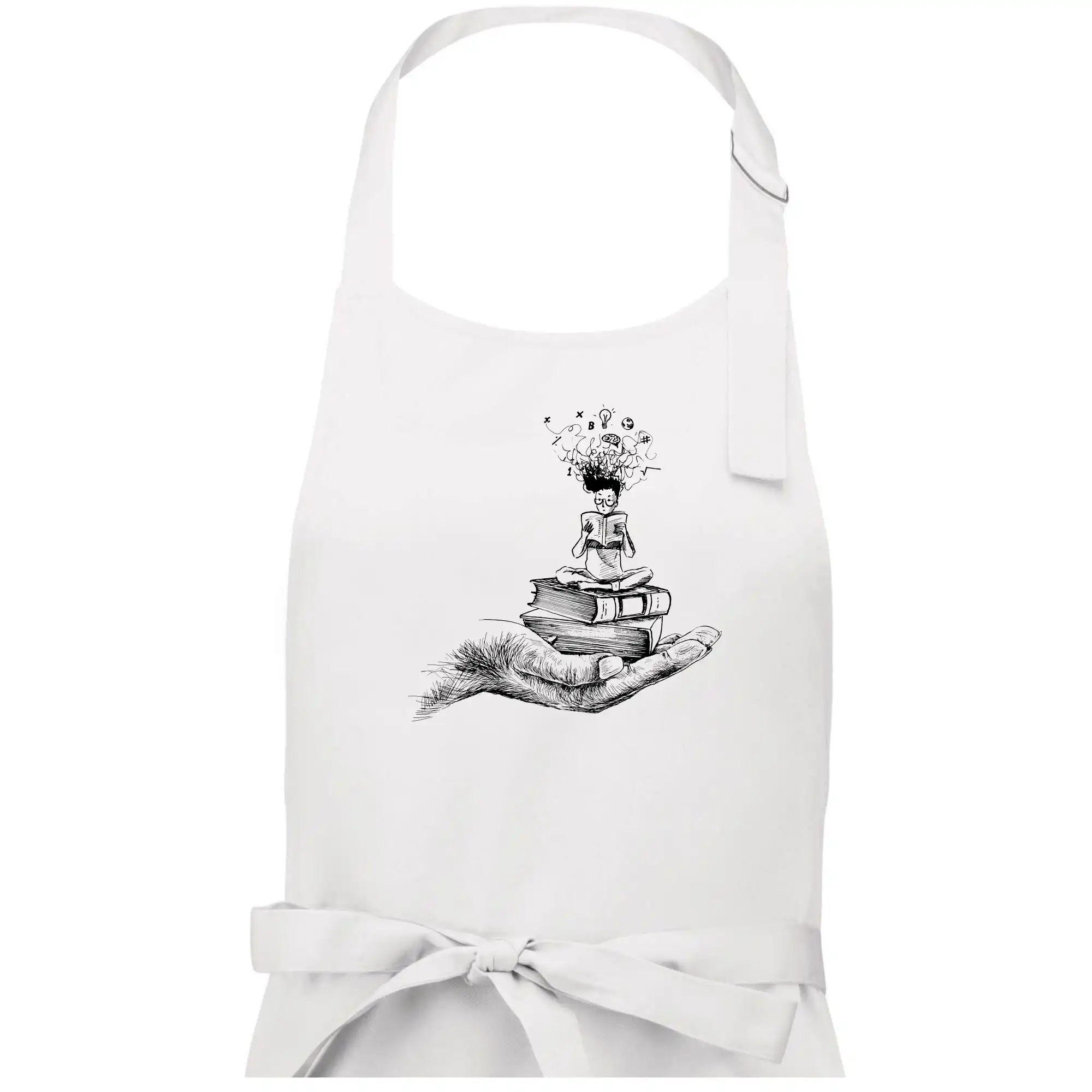 Čtenář - ruka kreslená