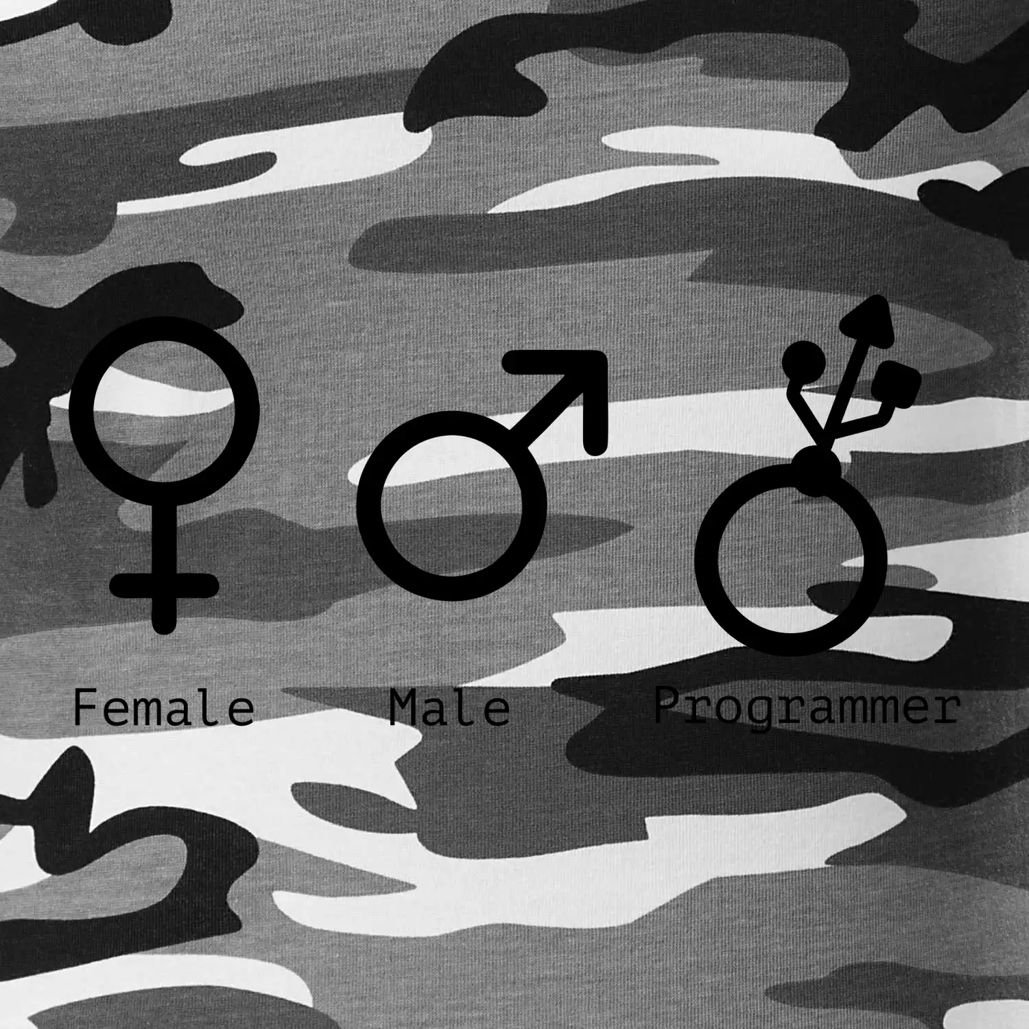 Female male programmer