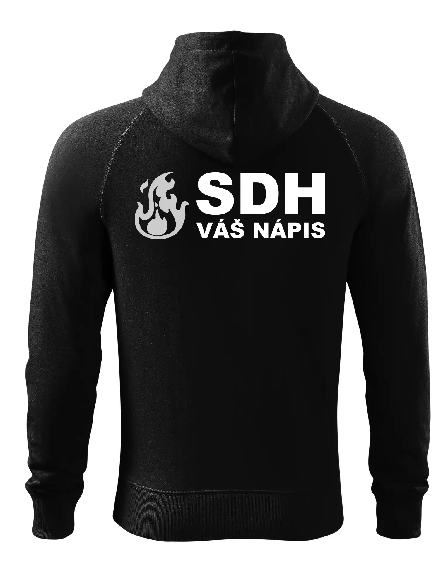 SDH REFLEXNÍ nápis (oheň, firesport, název sboru - vlastní nápis)