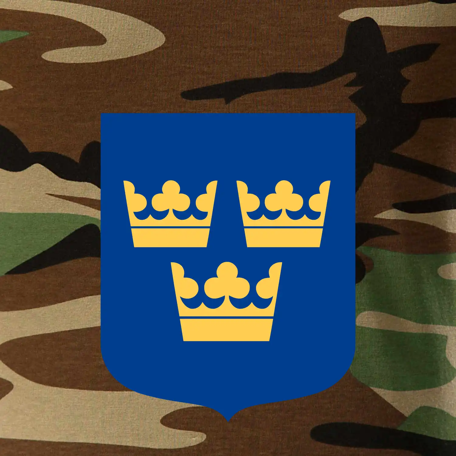 Švédský znak tři korunky velký