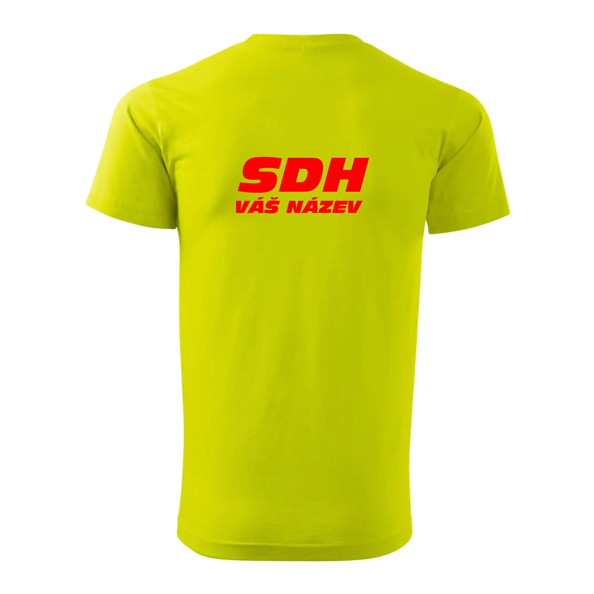 Hasičský sport SDH + váš název ČERVENÁ
