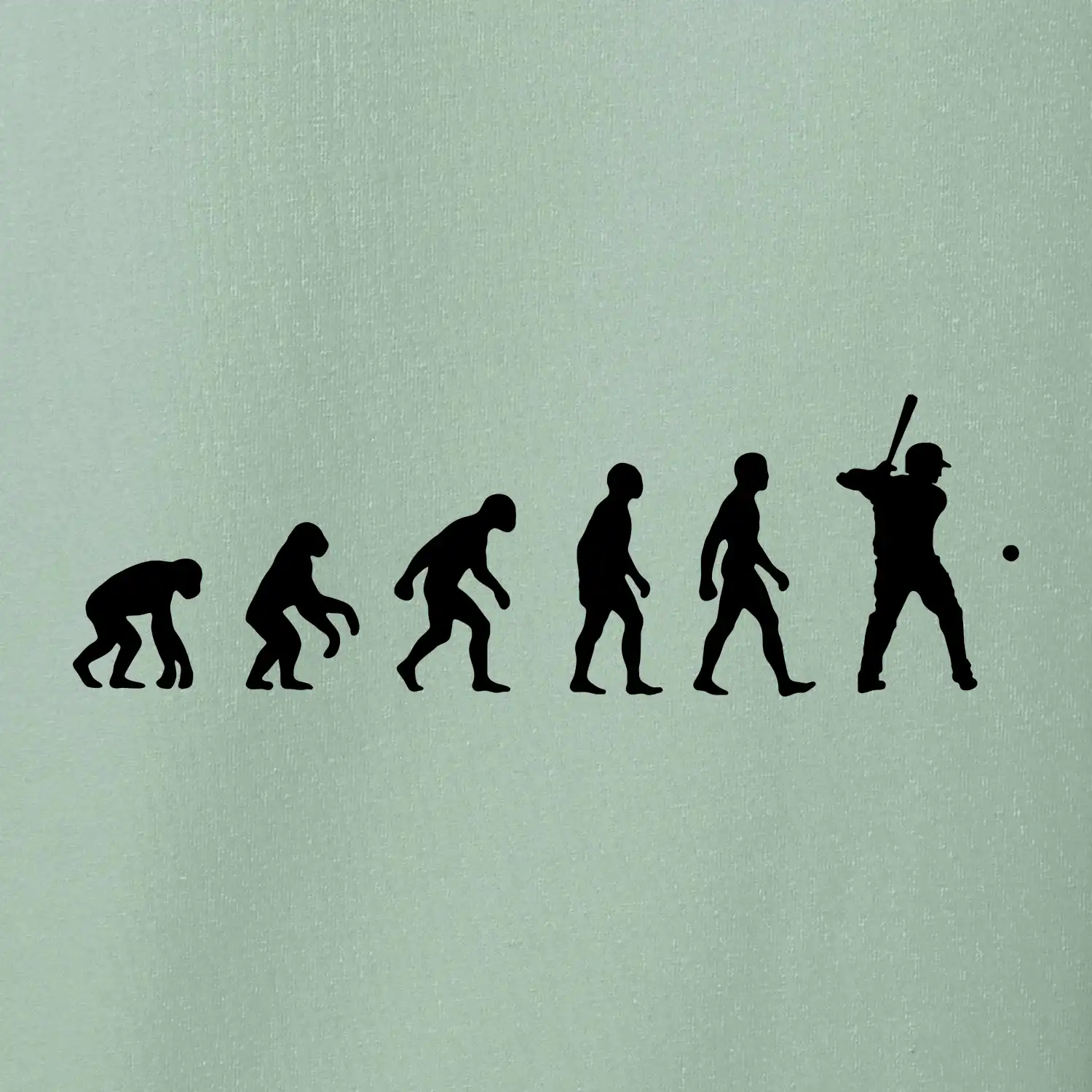 Evoluce baseball pálkař nápřah + míček