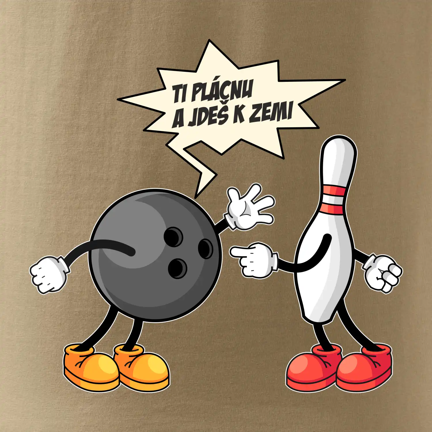 Ti jednu plácnu a jdeš k zemi