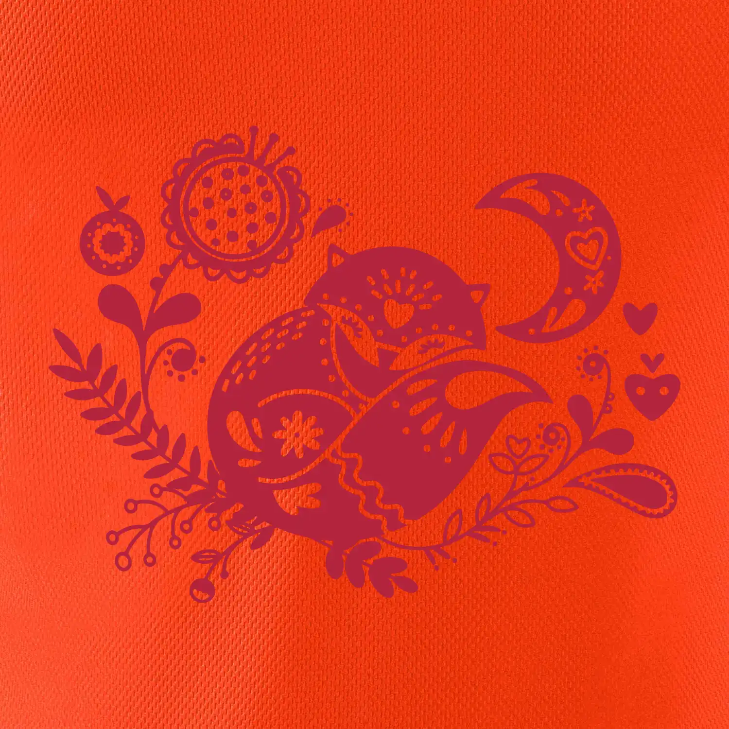 Folklor - liška spící