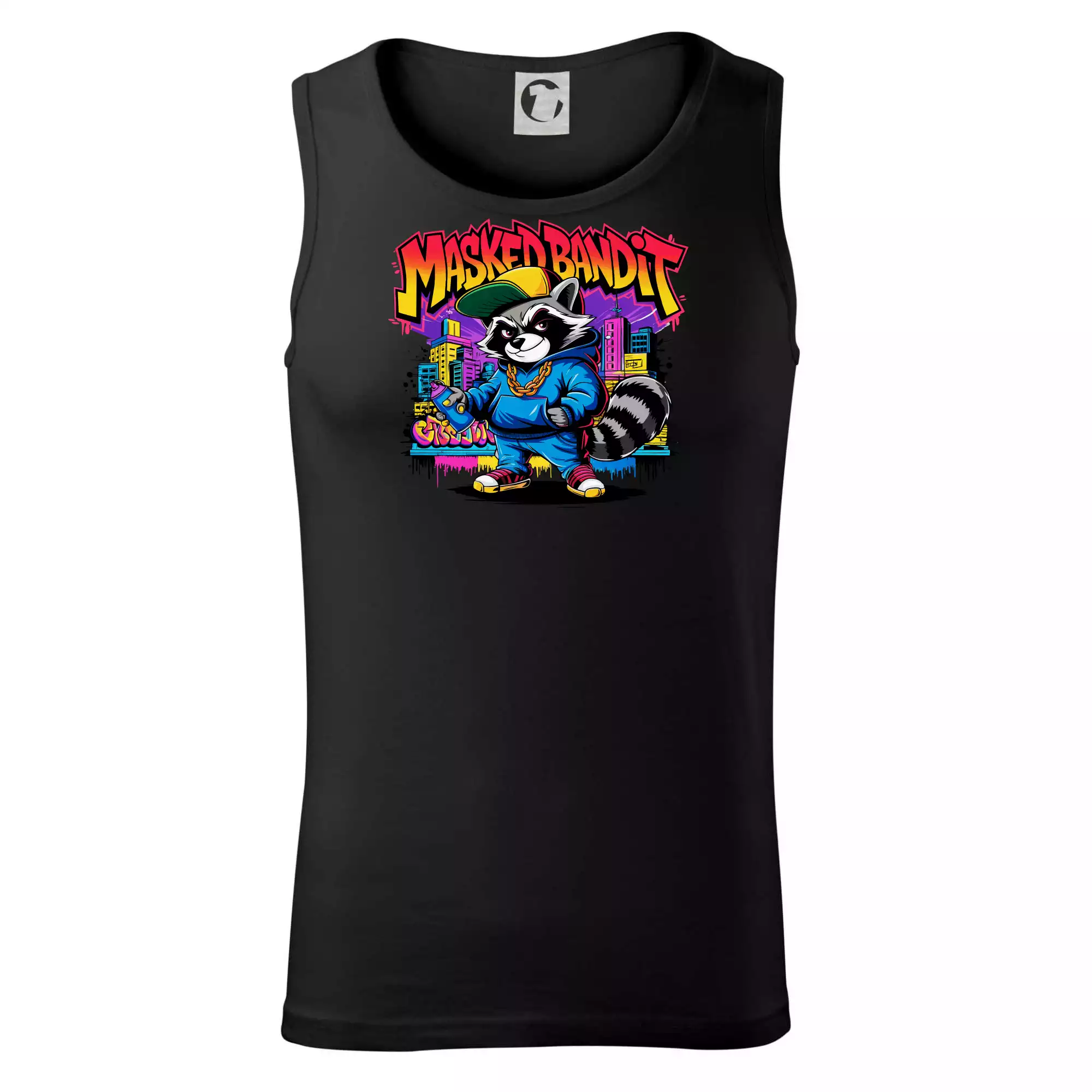 Mýval - masked bandit grafitti