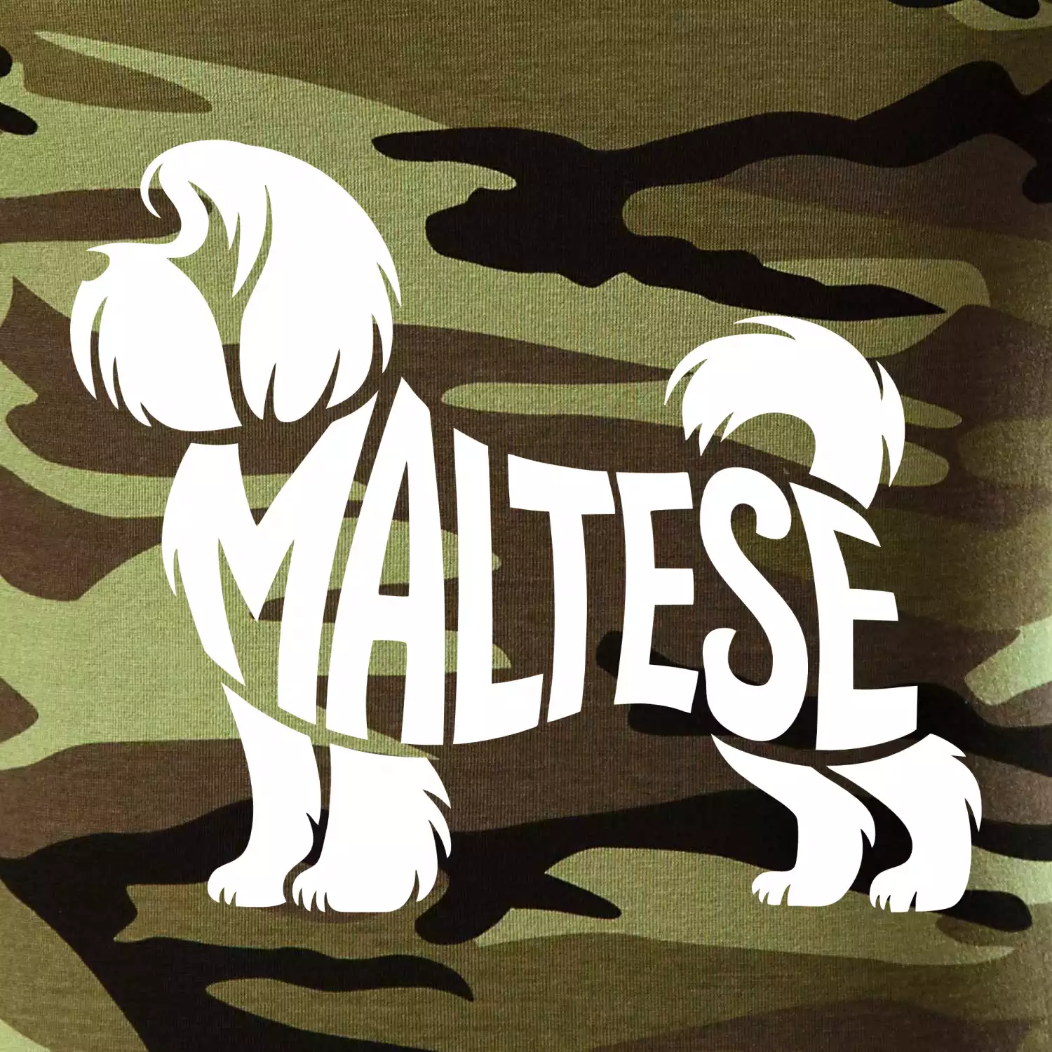 Maltézský psík nápis v těle
