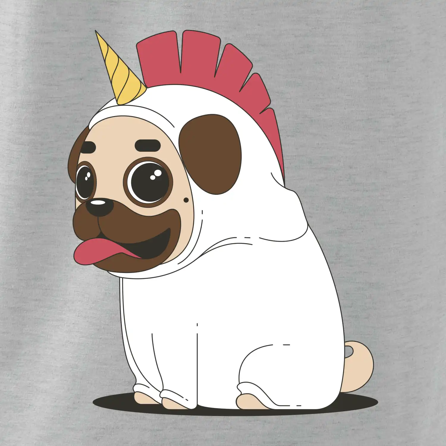 Mops a jednorožec