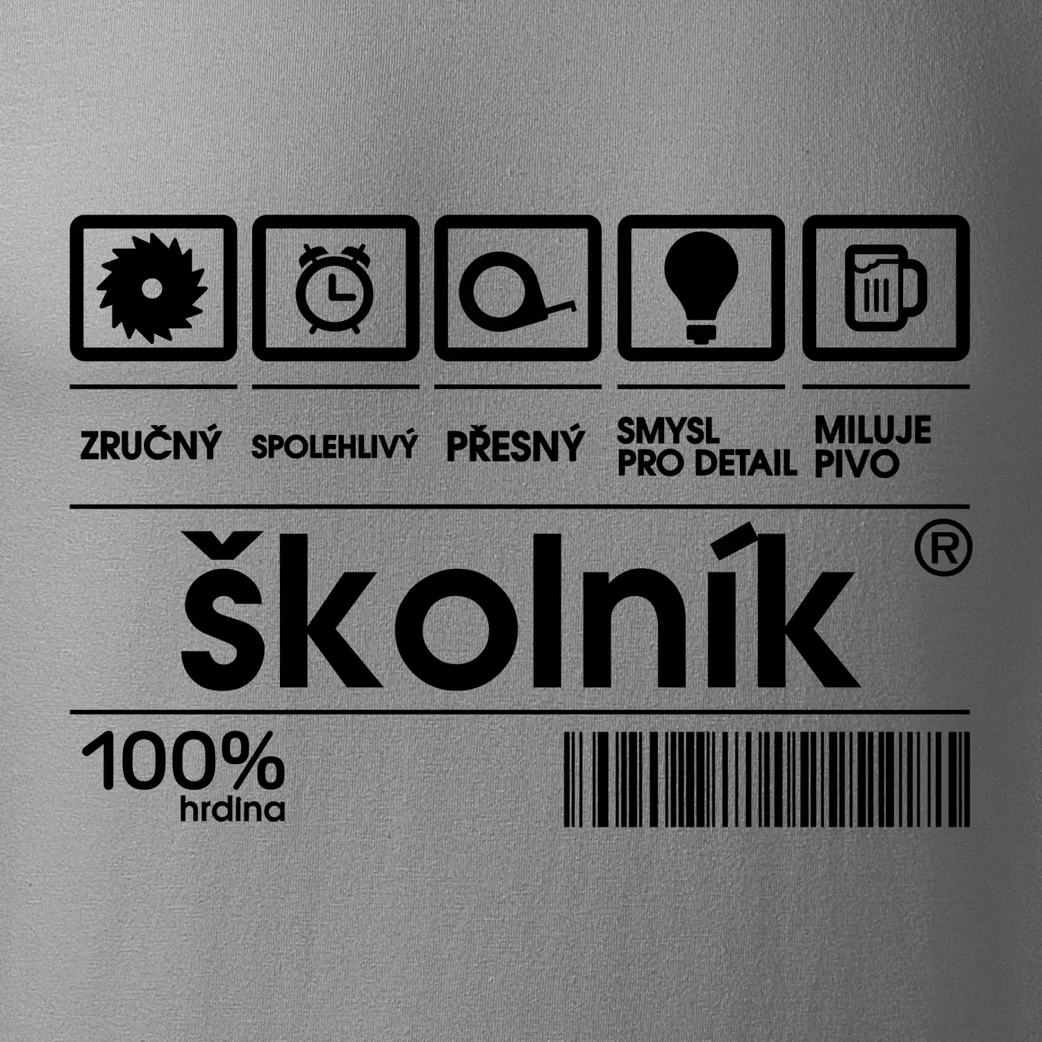 Čárový kód - Školník