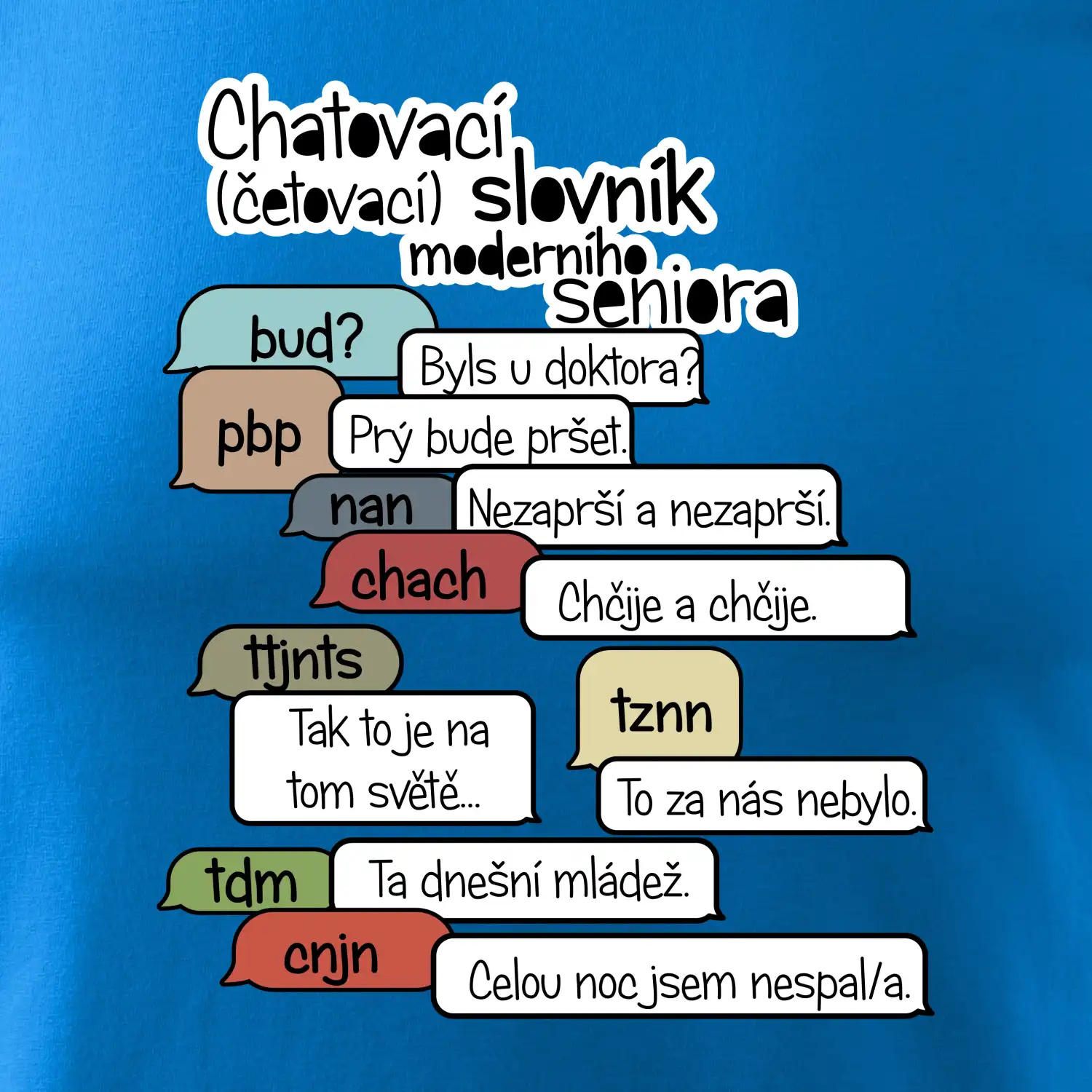 Chatovací slovník moderního seniora (Běžící češtinář)