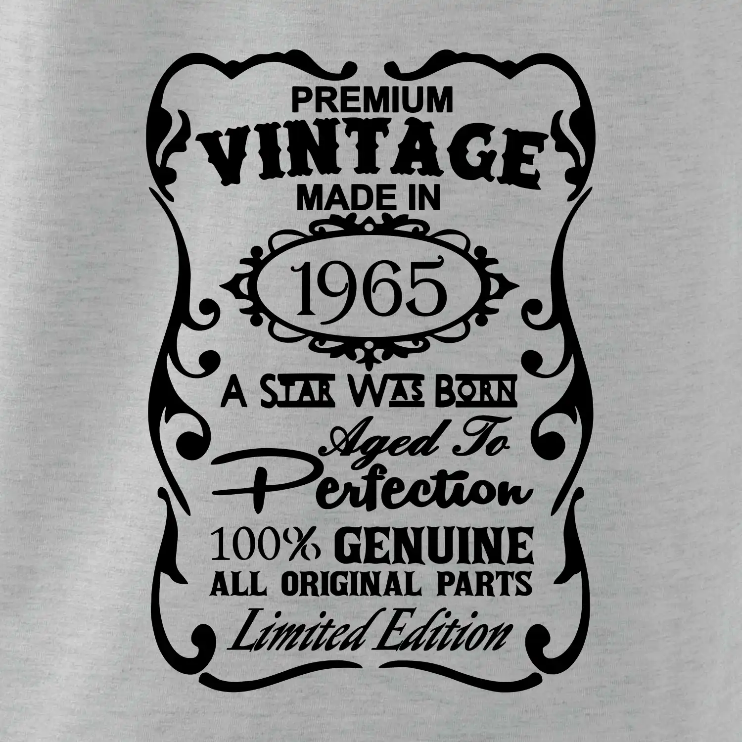 Vintage Etiketa - 1965