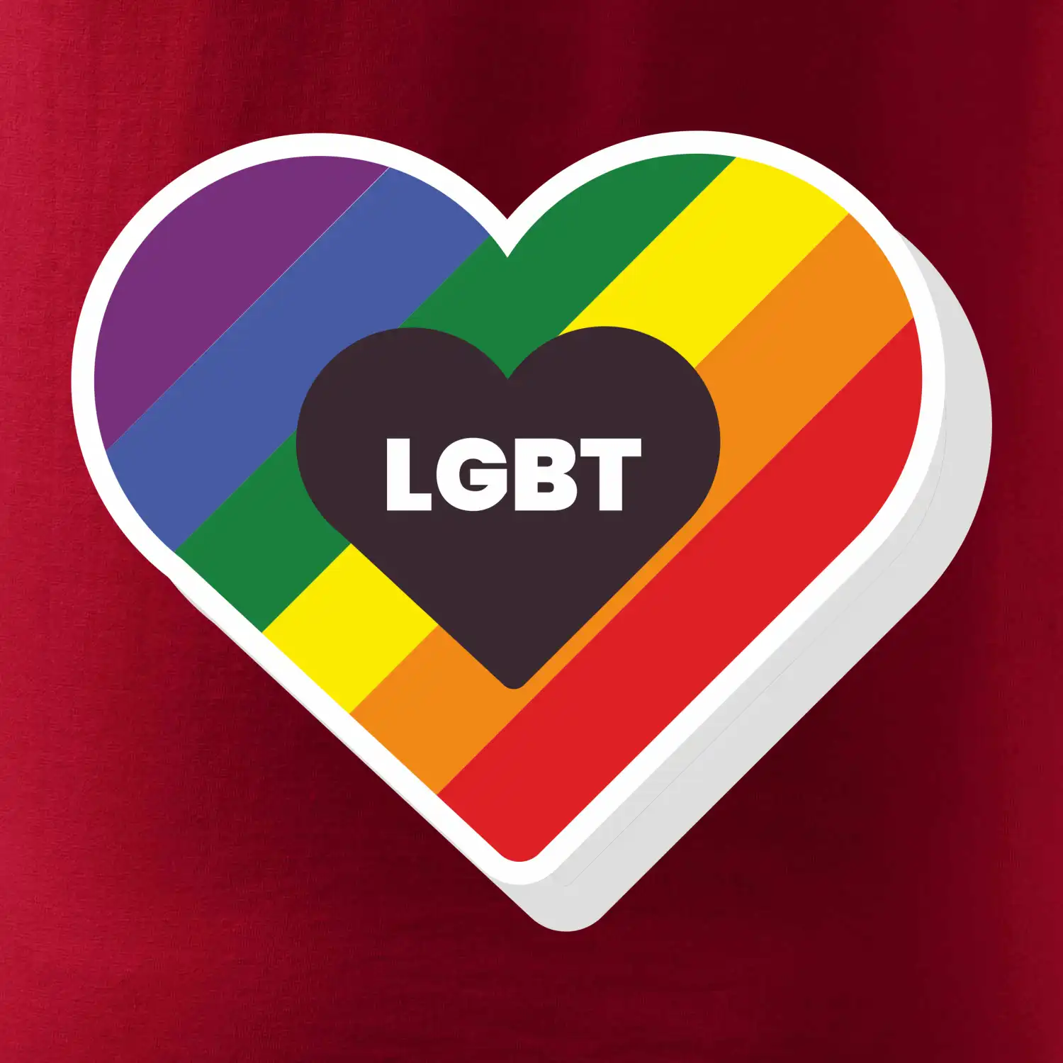 LGBT srdce duhové