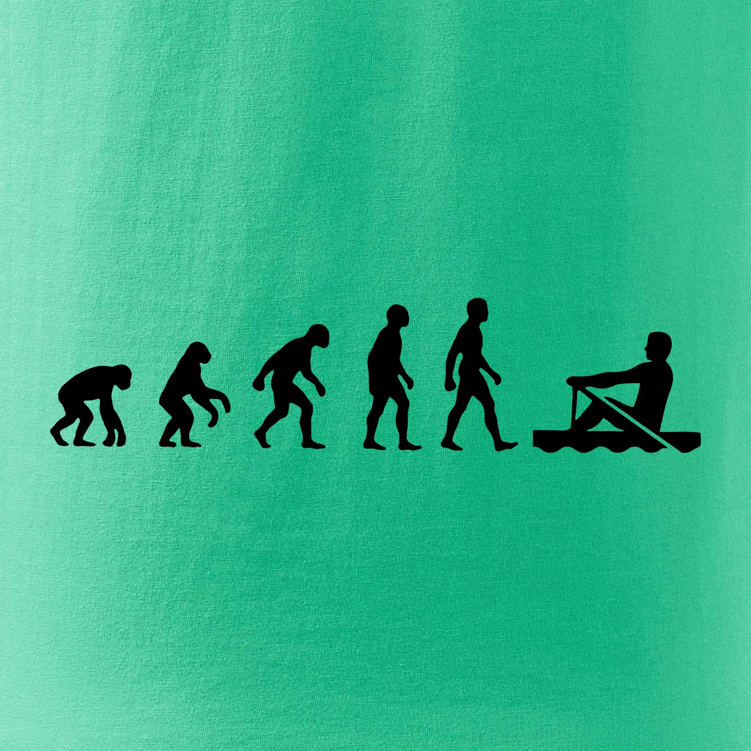 Evoluce veslování 1 človek