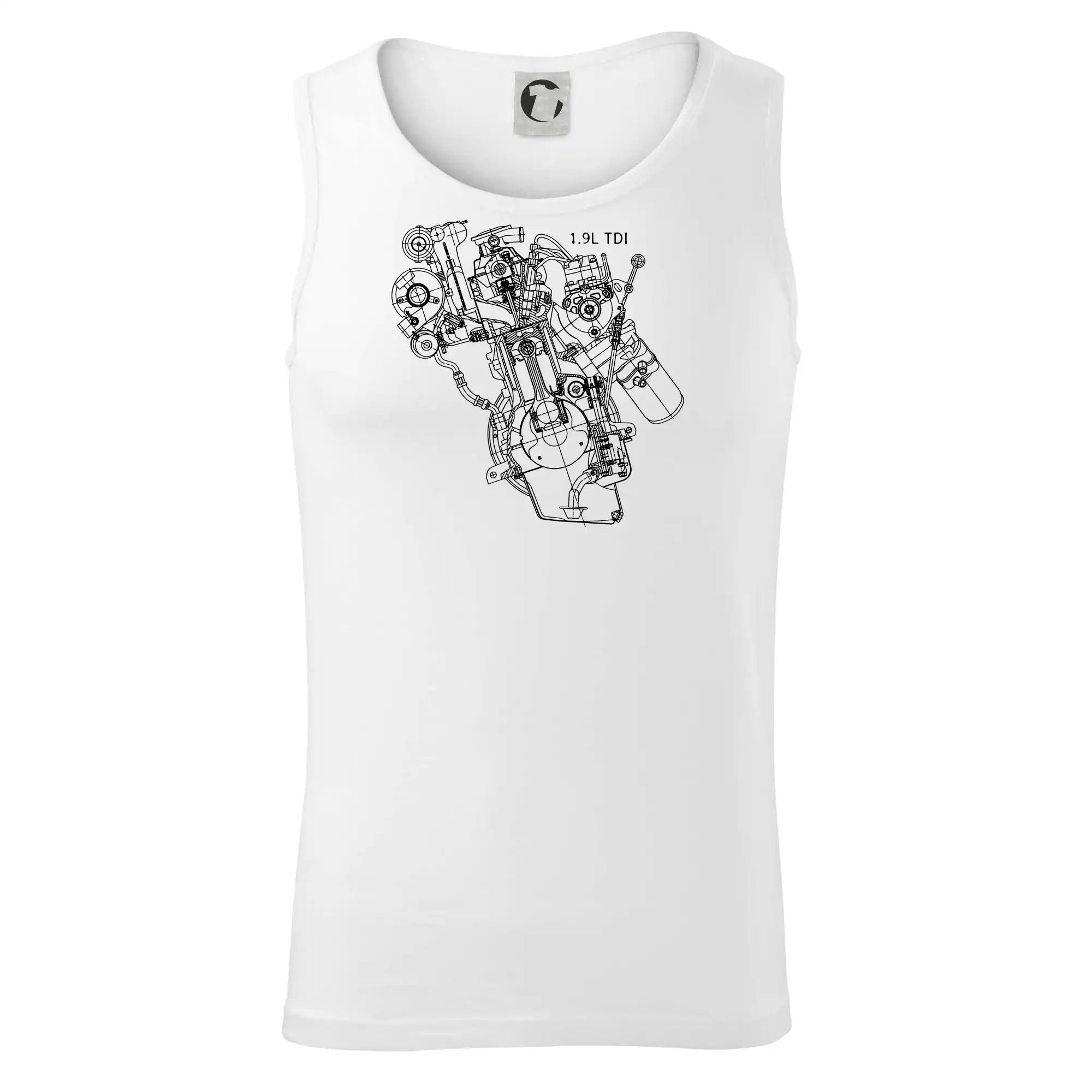 Motor Škoda/ VW 1.9L  TDI z boku