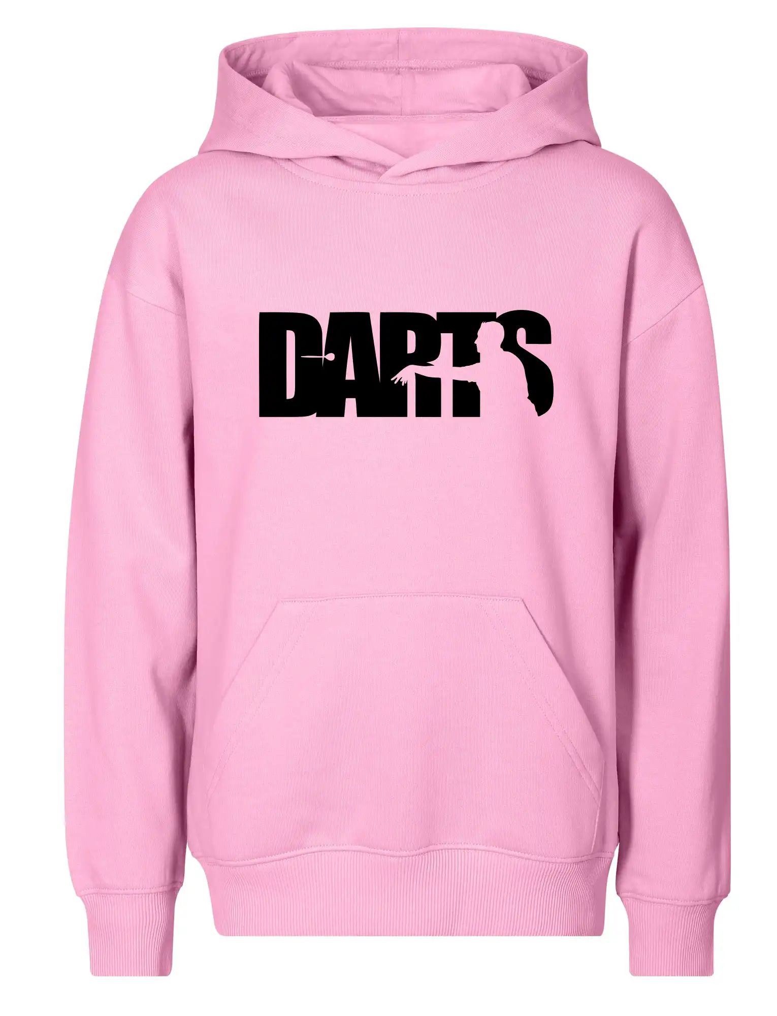 Darts - nápis se šipkařem