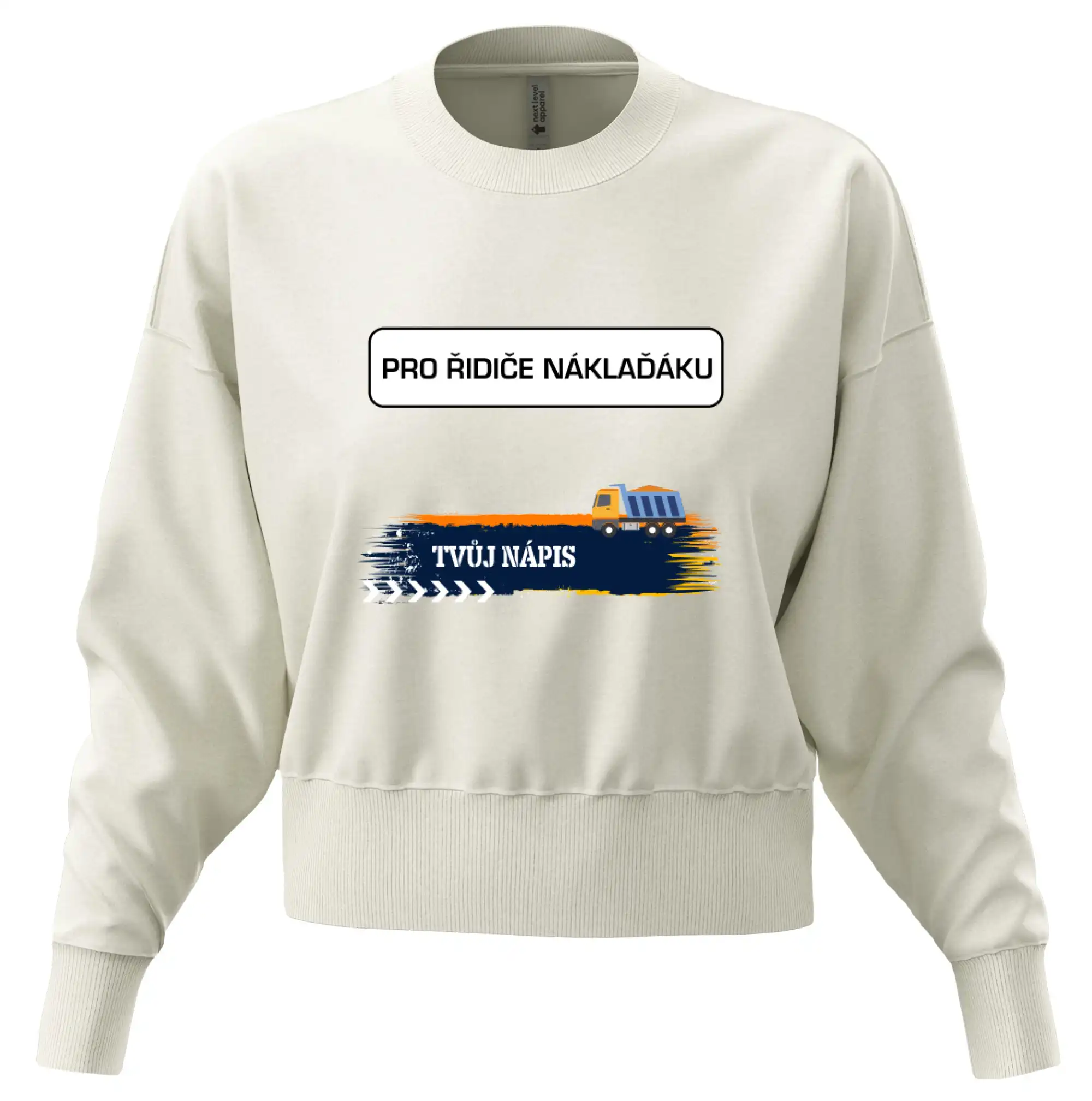 Stavba - vlastní nápis - náklaďák