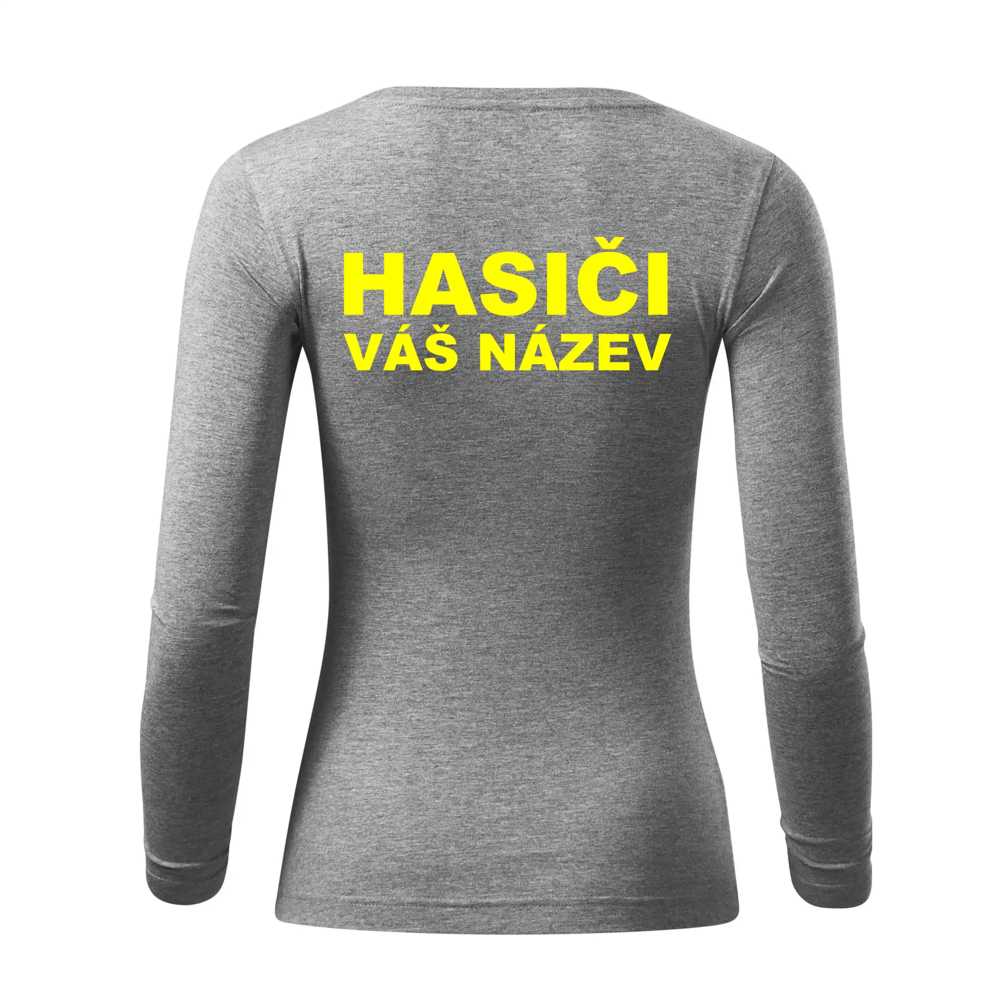 Hasiči - žlutý nápis - váš název sboru