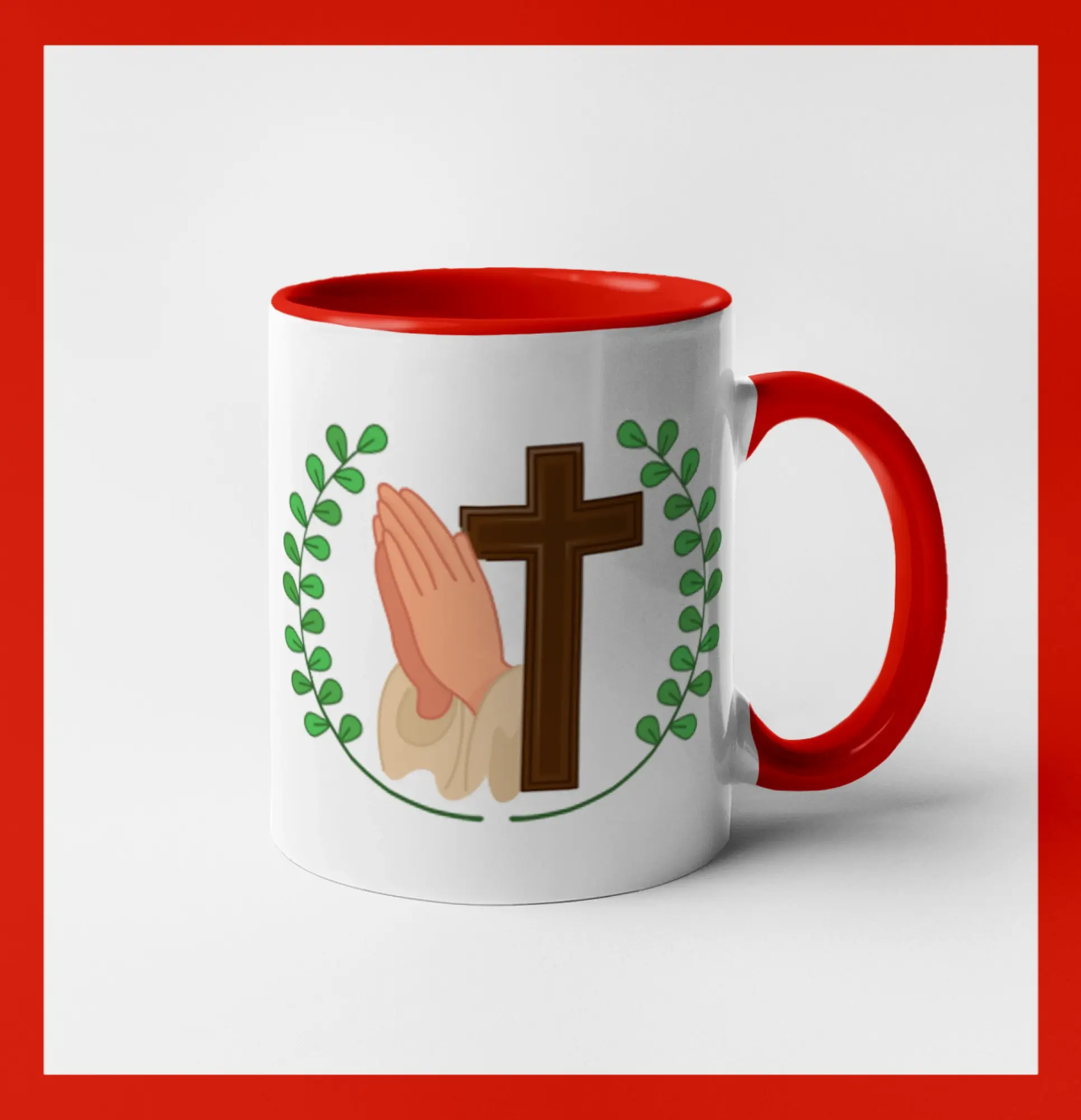 Věnec - kříž a modlení