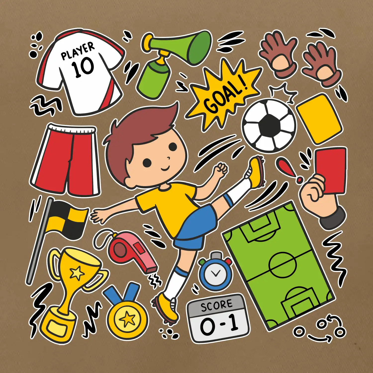 Malý fotbalista ikony