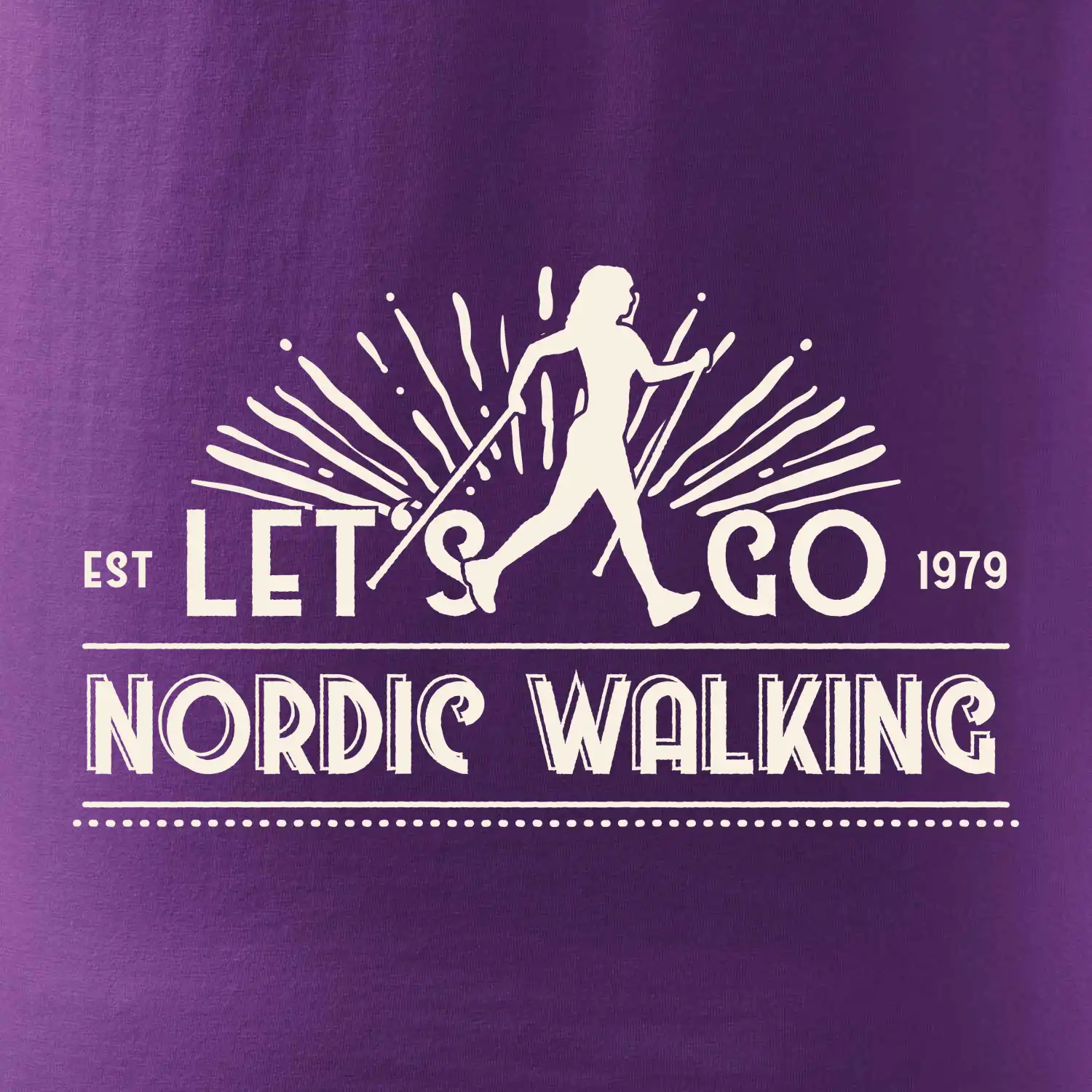 Let's go nordic walking - vintage