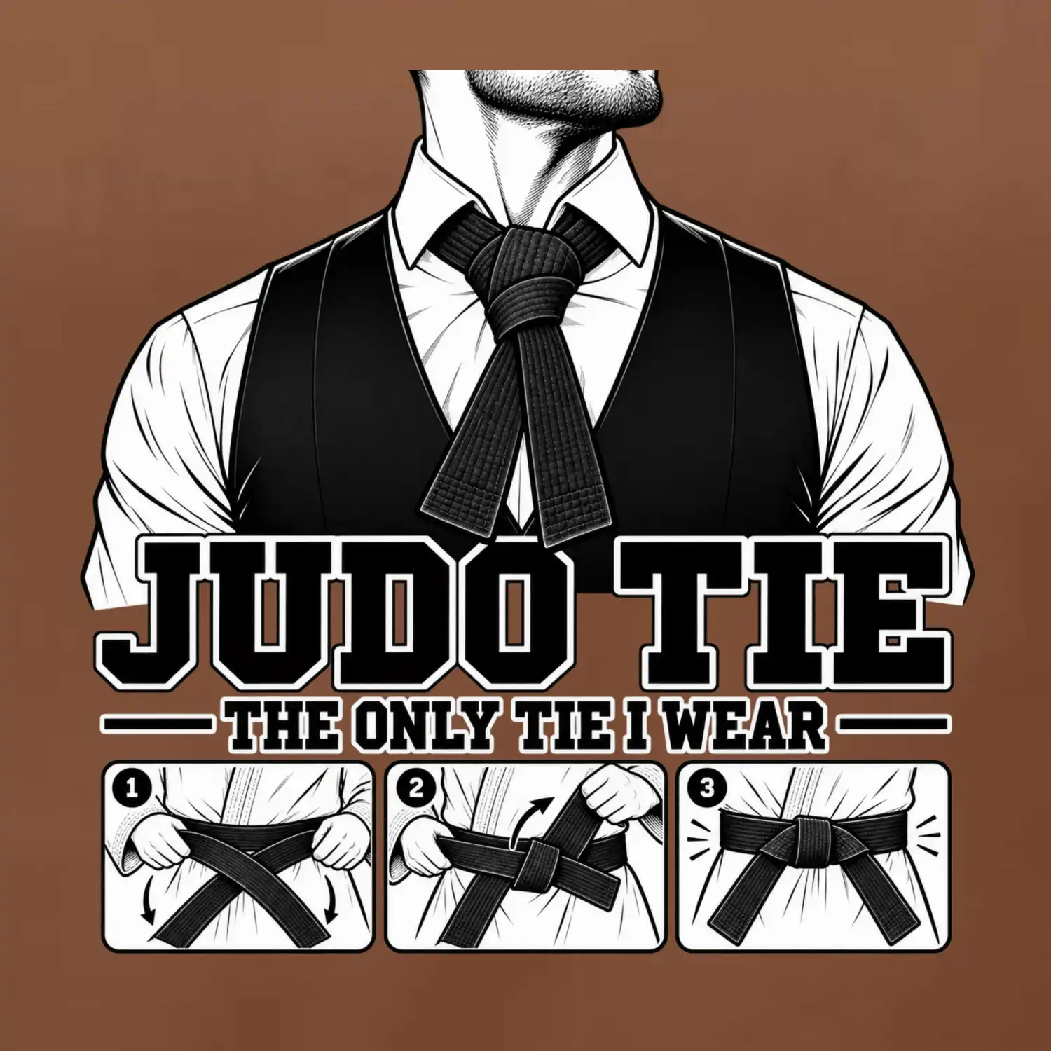 Judo tie jediná kravata