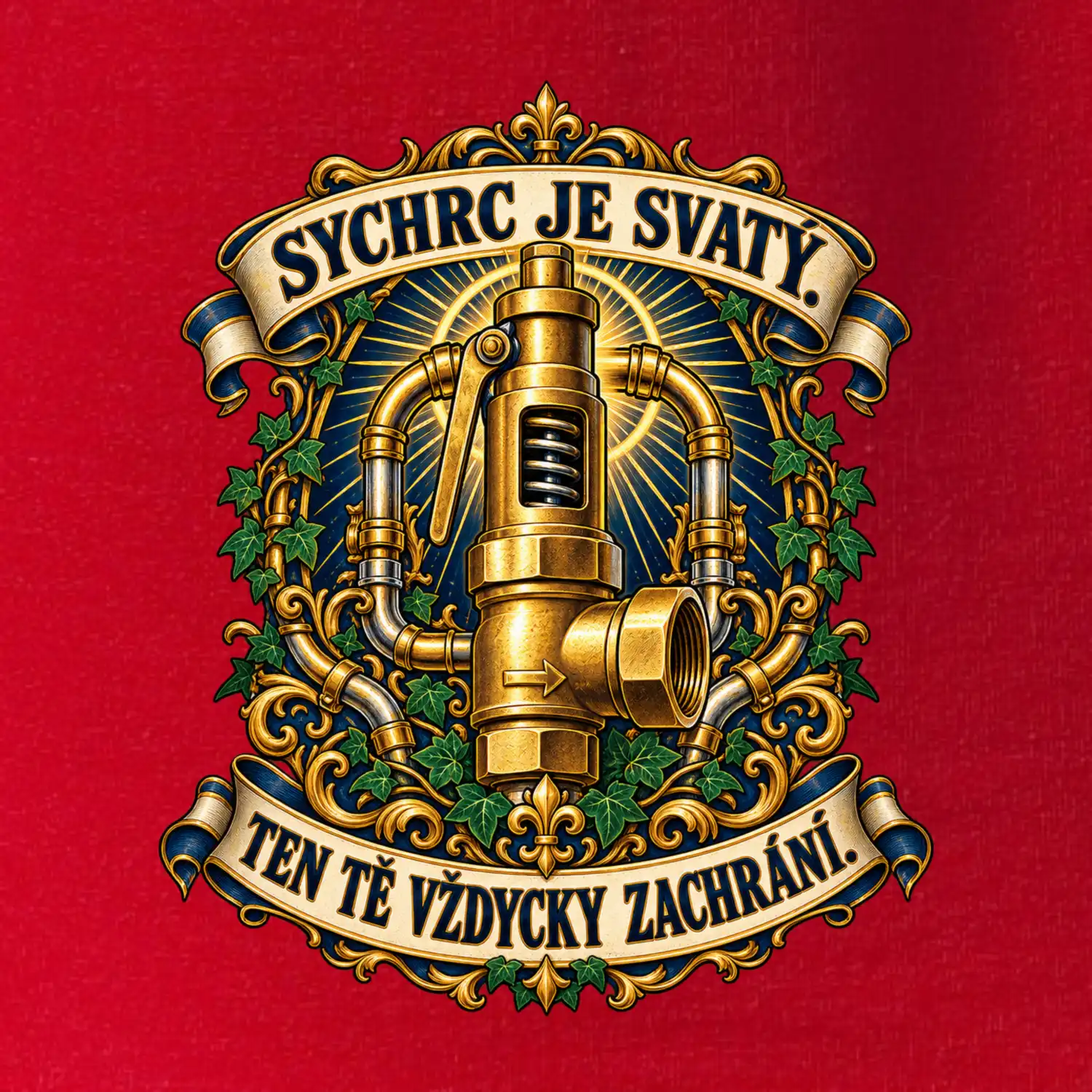 Posvátný mosazný pojistný ventil sychrc