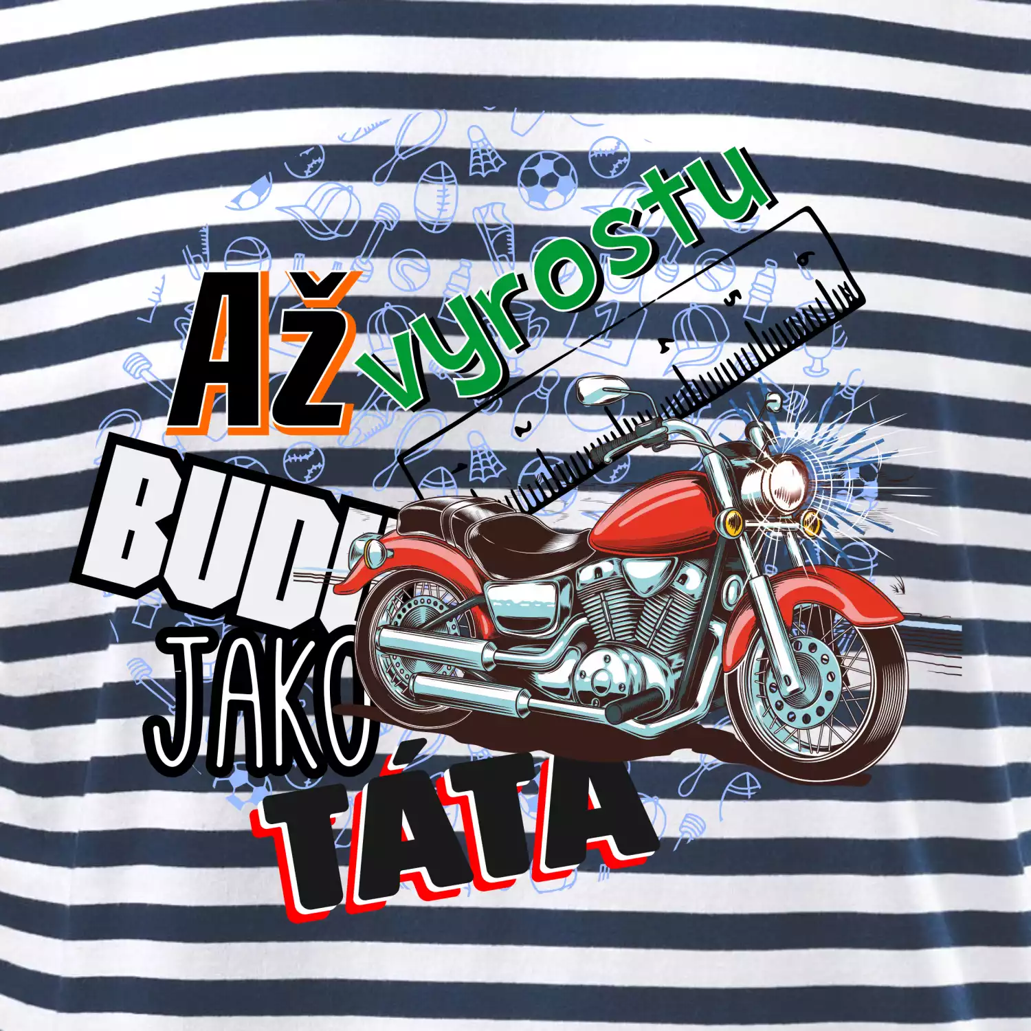 Až vyrostu budu jako táta - klasická motorka