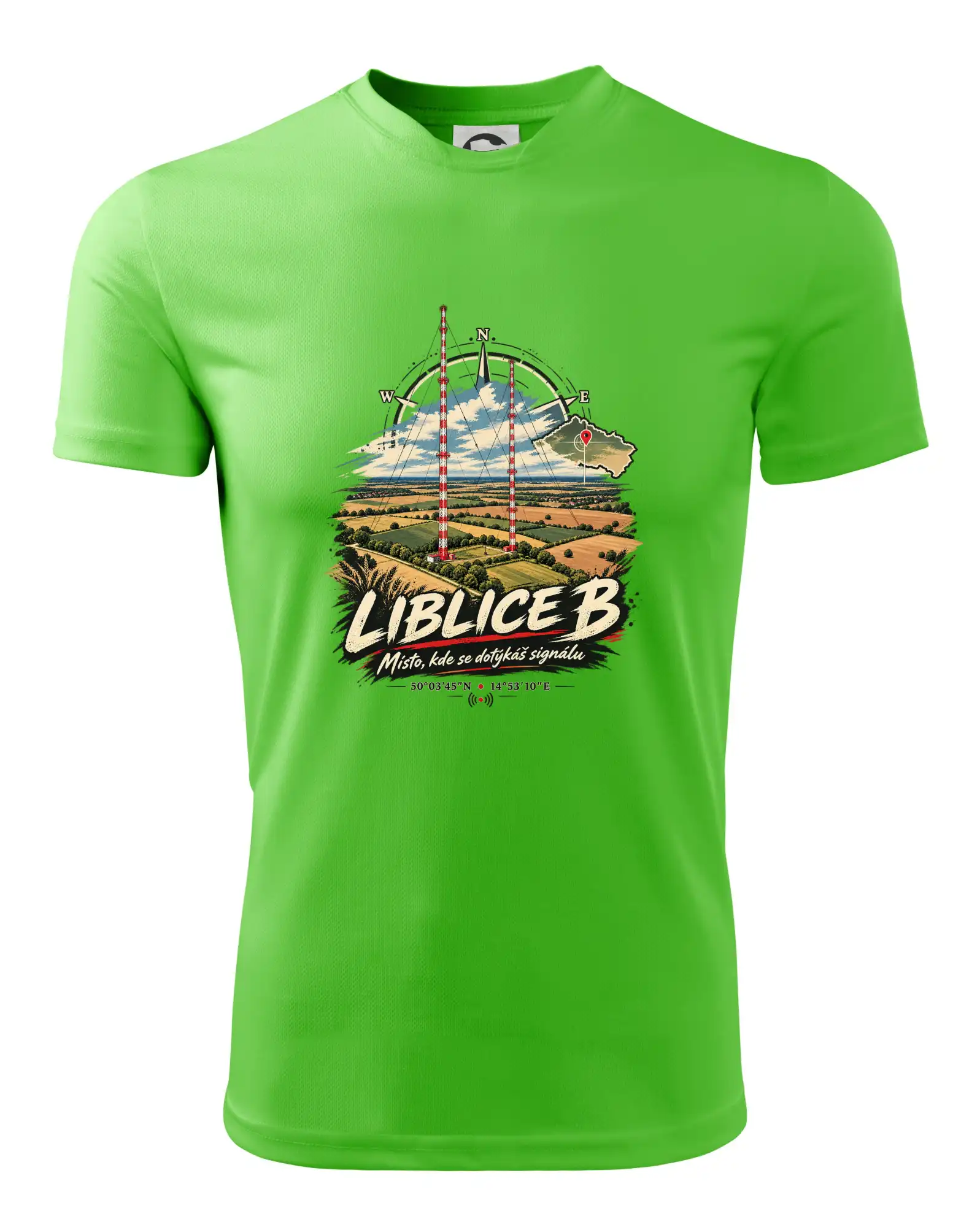 Liblice B vysílače v české krajině