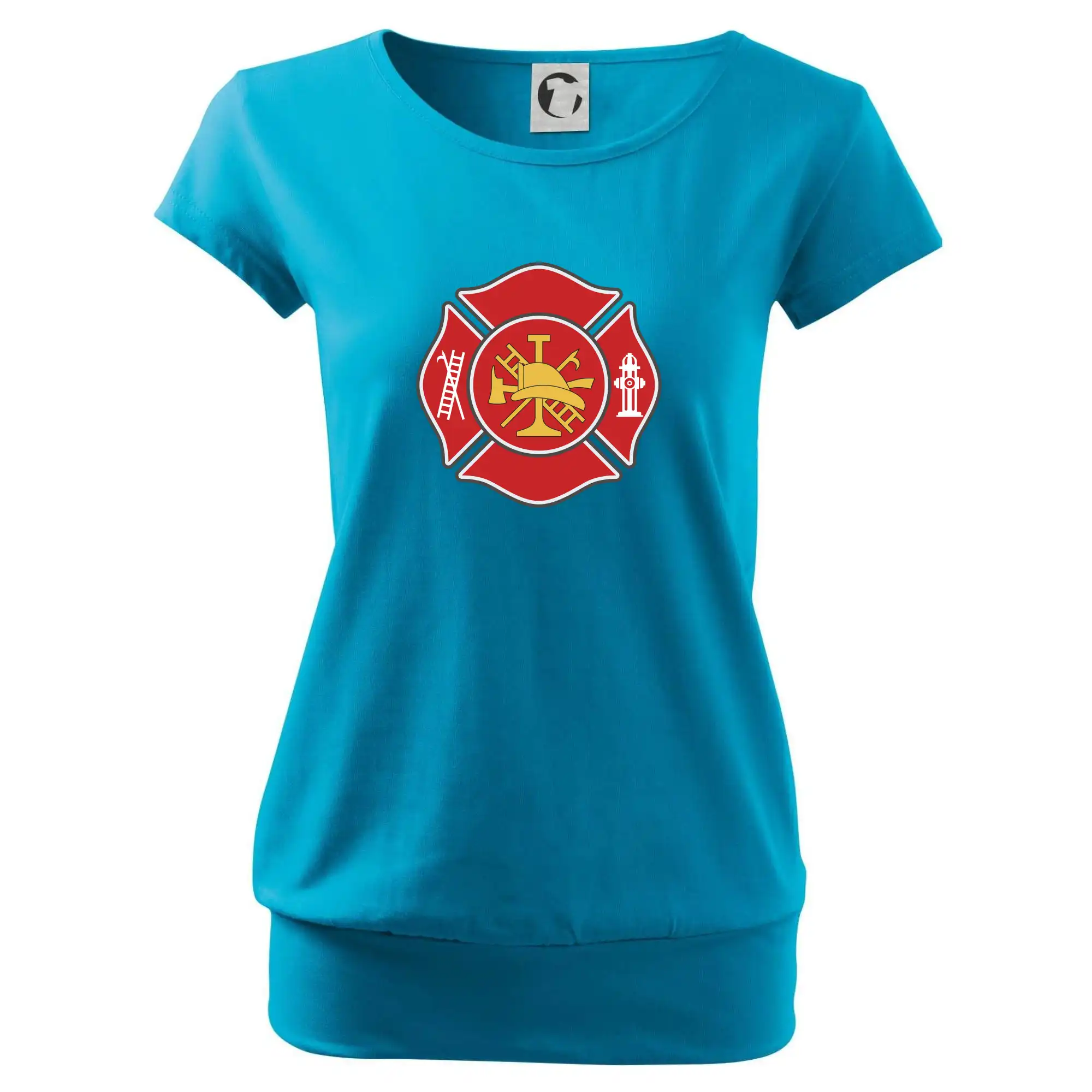 Fire department logo červené