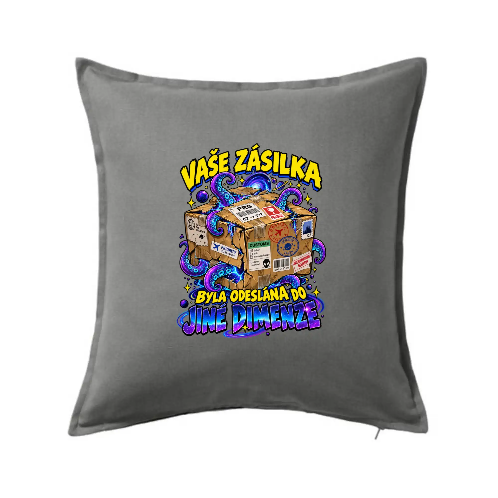 Vaše zásilka byla odeslána do jiné dimenze
