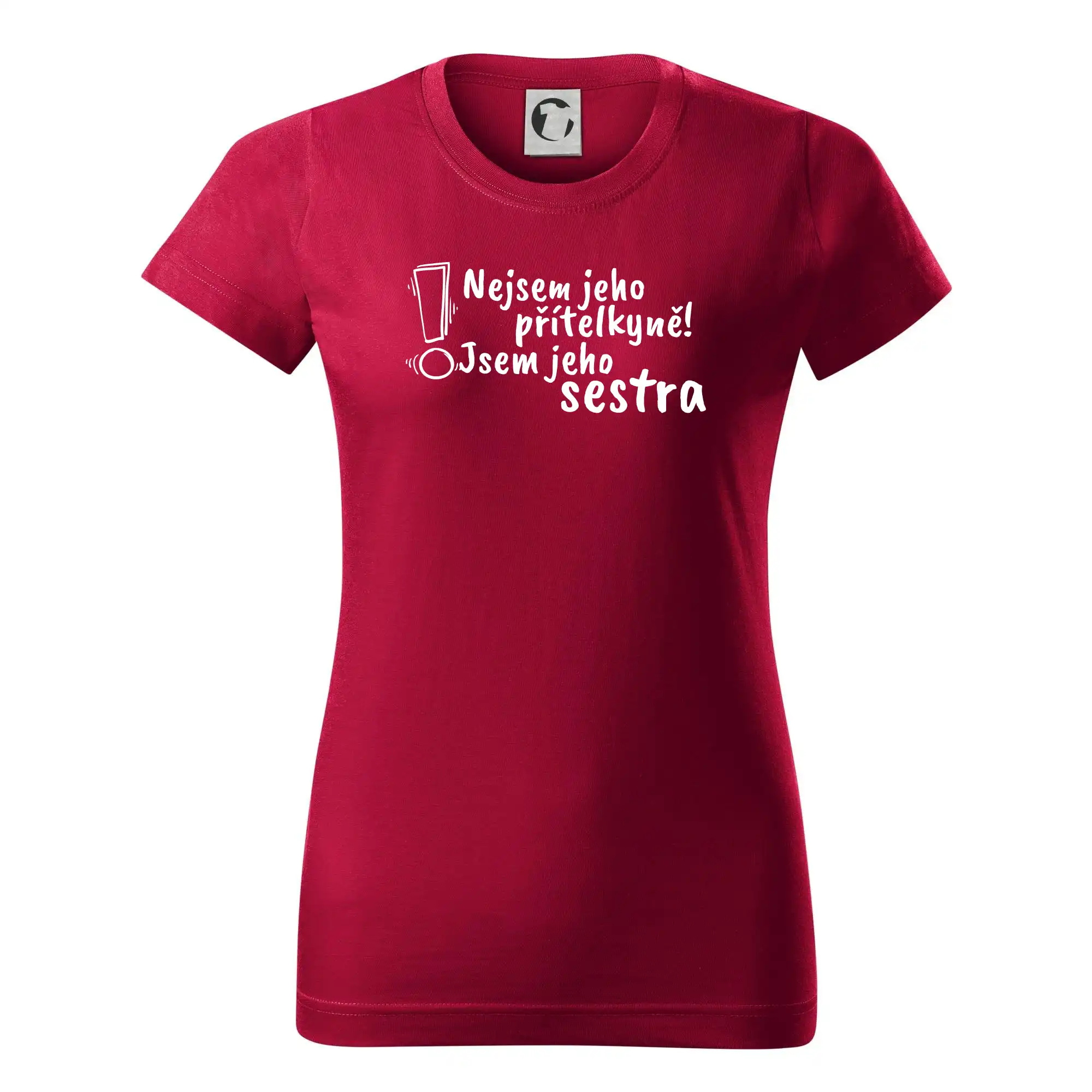 Nejsem jeho přítelkyně, jsem jeho sestra