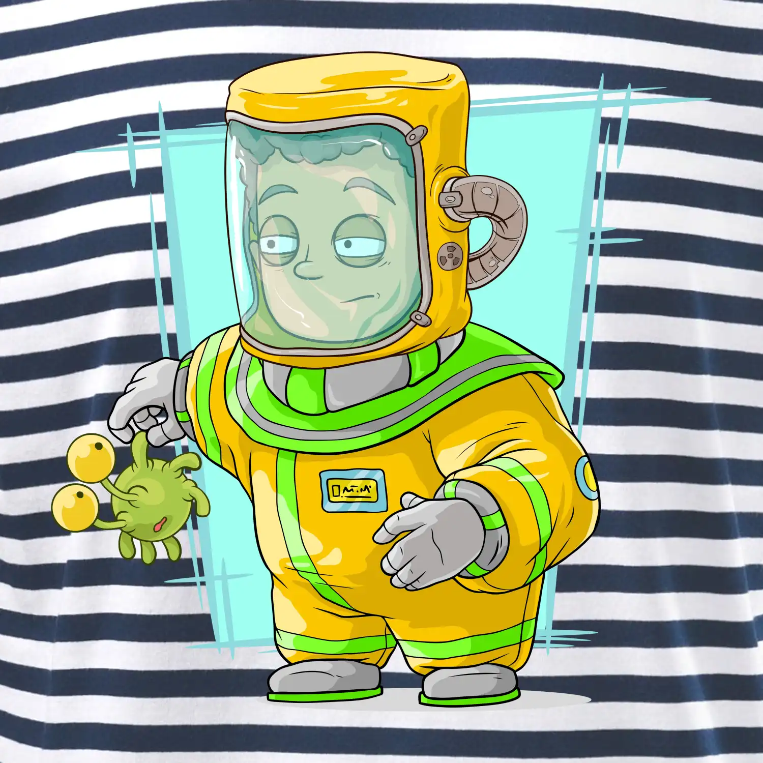 Vesmírný voják tyrkysový