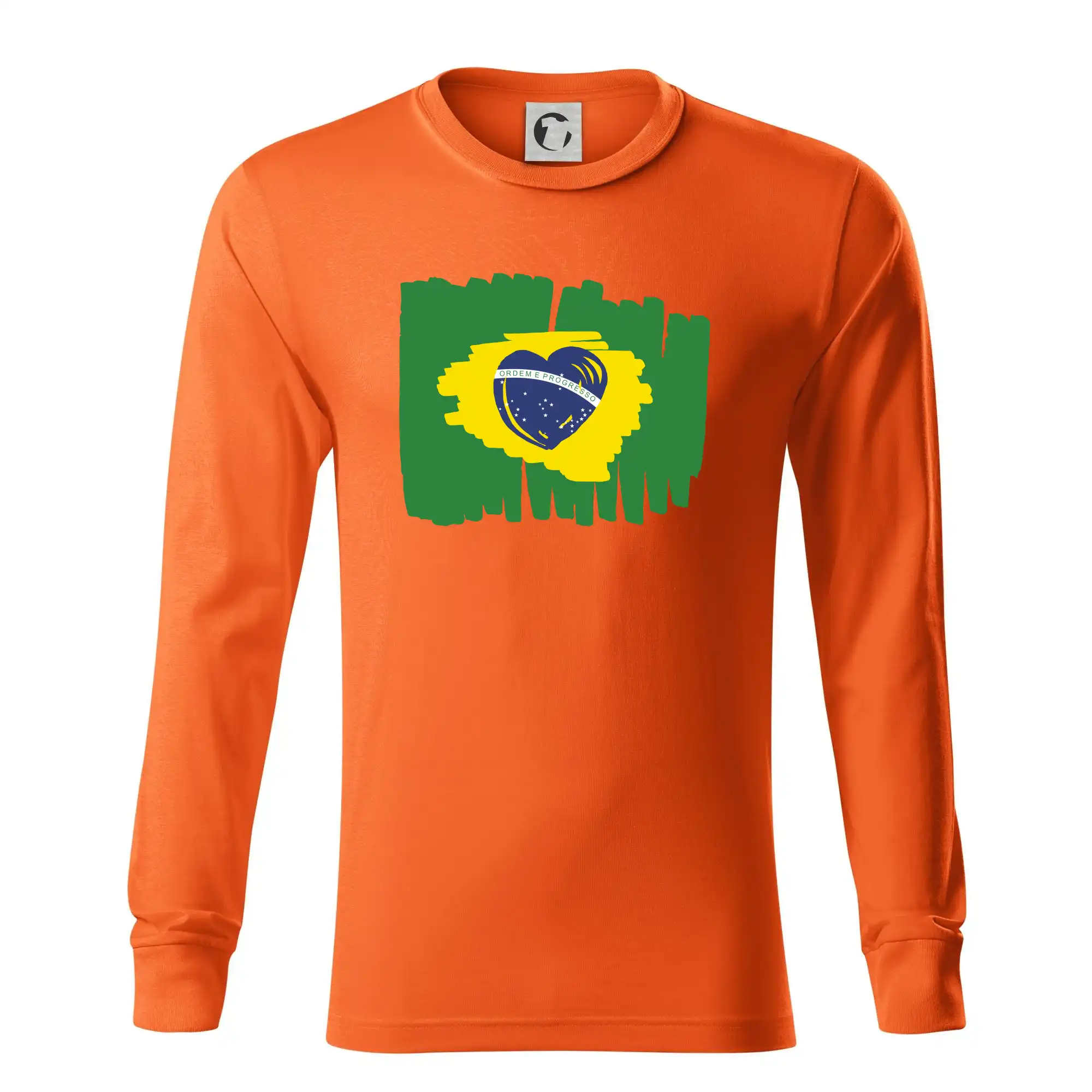 Brazílie vlajka srdce