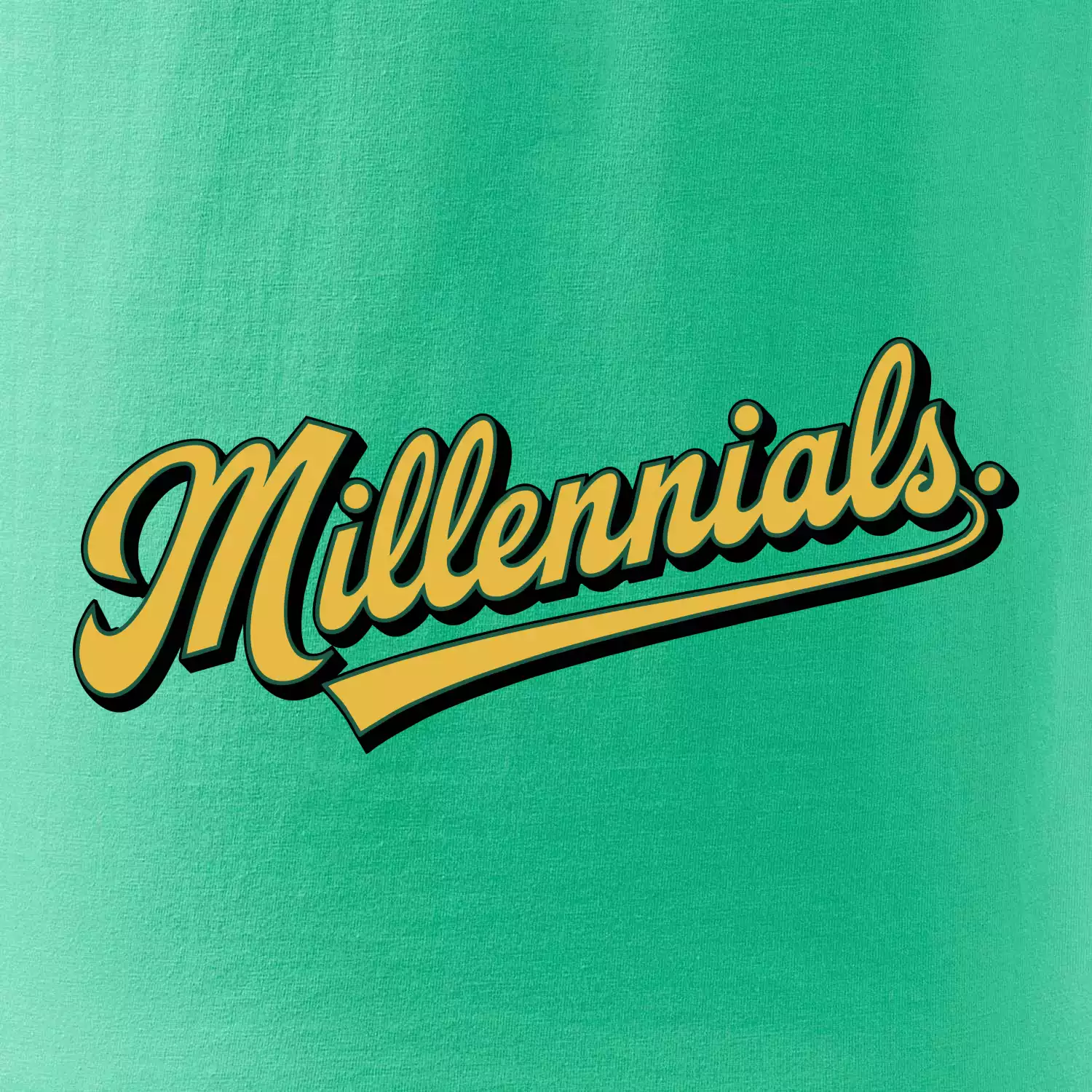 Generace Y - Millennials žlutý nápis