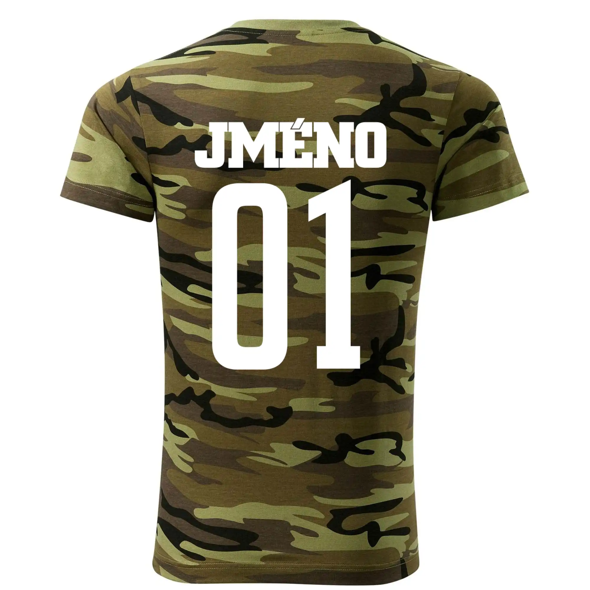 Fotbalový dres - vlastní jméno a číslo
