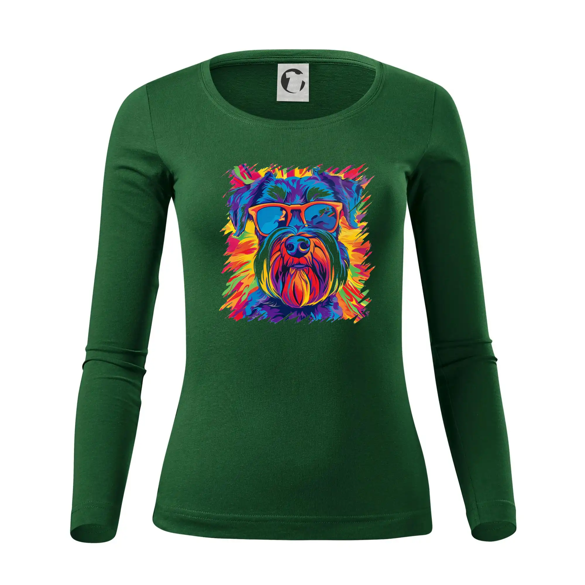 Knírač barevný styl 70s